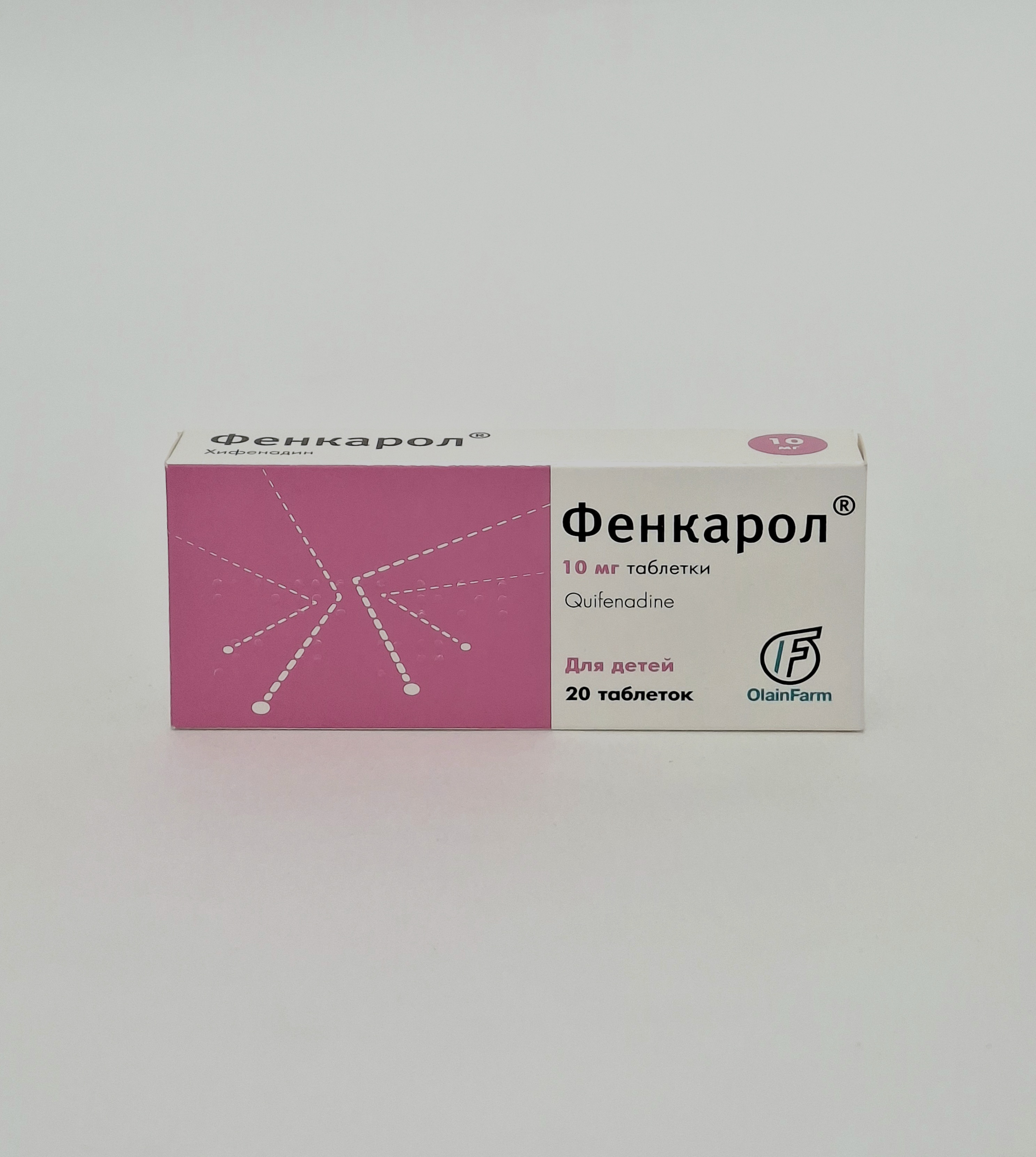 Фенкарол таб. 0,01 №20 Олайнфарм АО