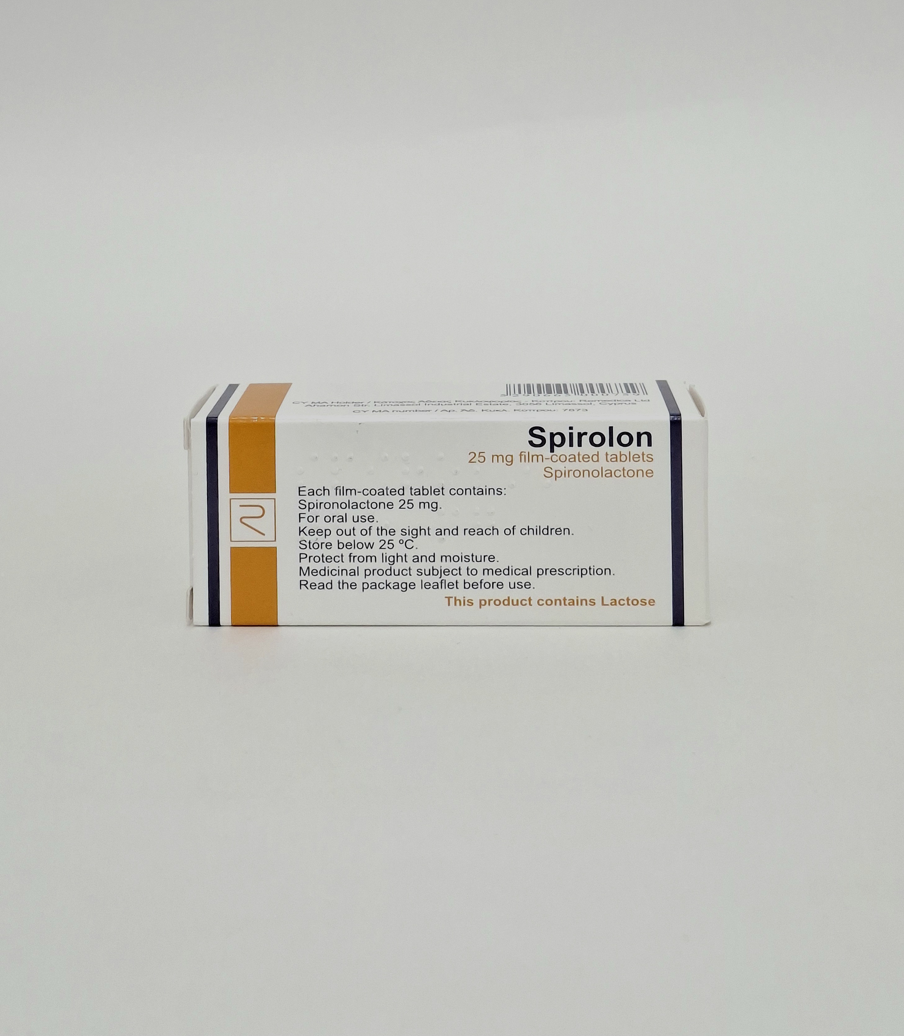Spirolon 25mg tablets x 50 Remedika Kipr