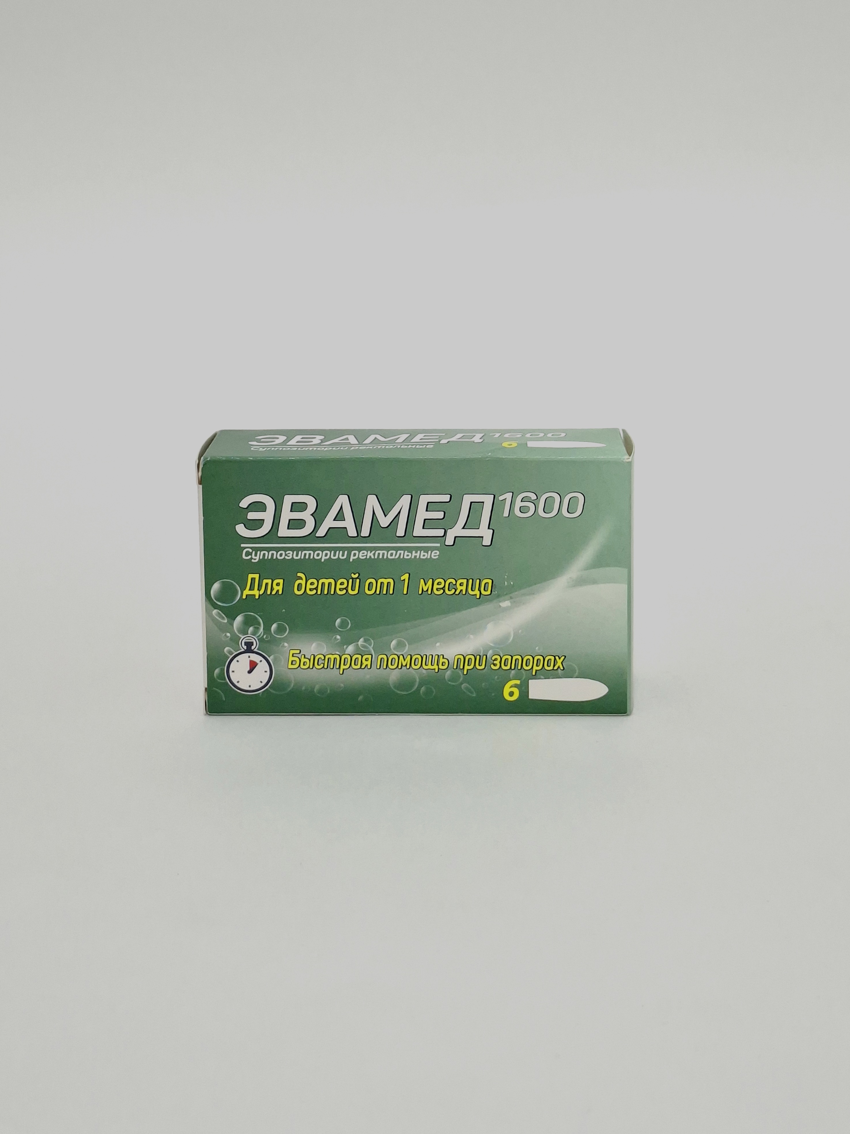 Эвамед 1600 рект супп х 6 Рубикон ООО