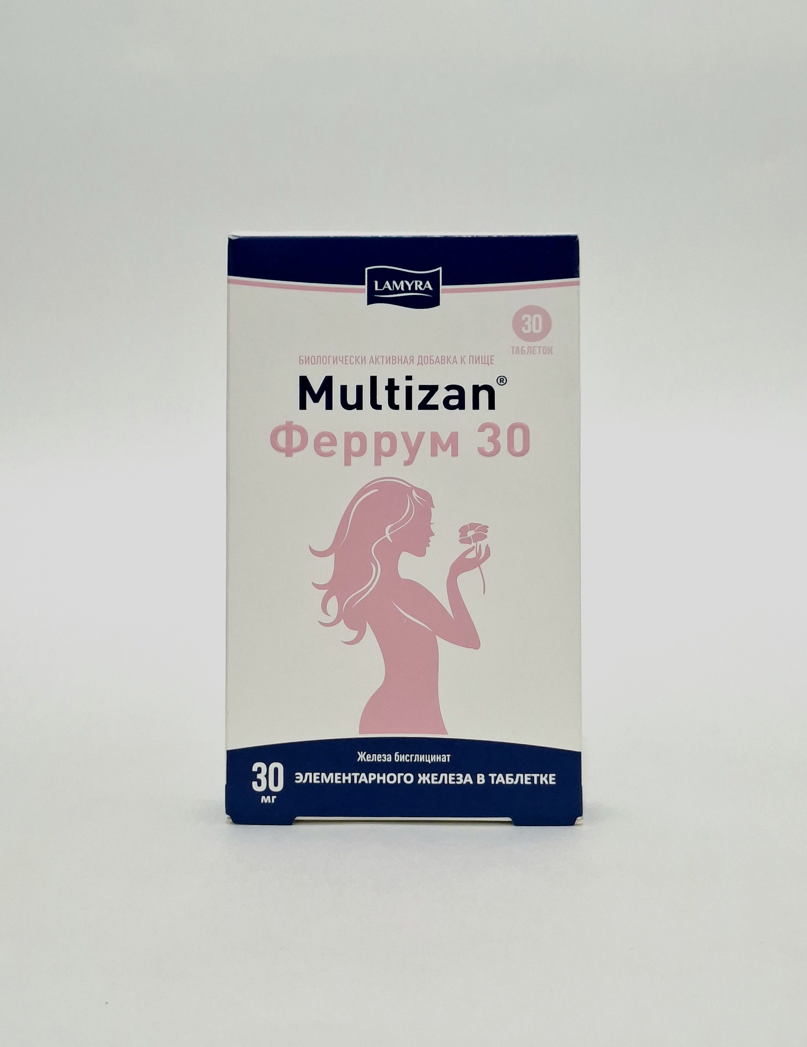 Multizan Ferrum 30 tablets 30mg x 30 Lamira