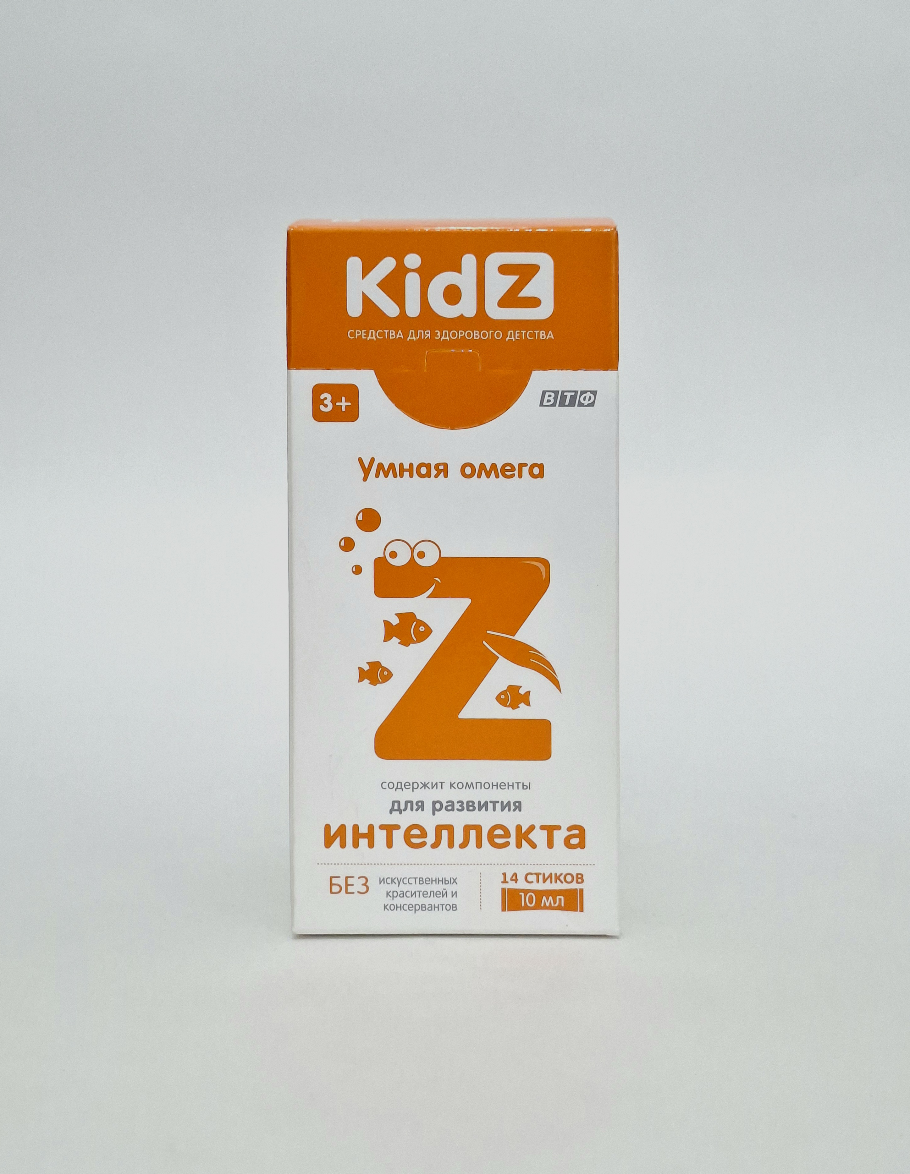 Kidz umnaya omega 10ml x 14 stikov VTF OOO