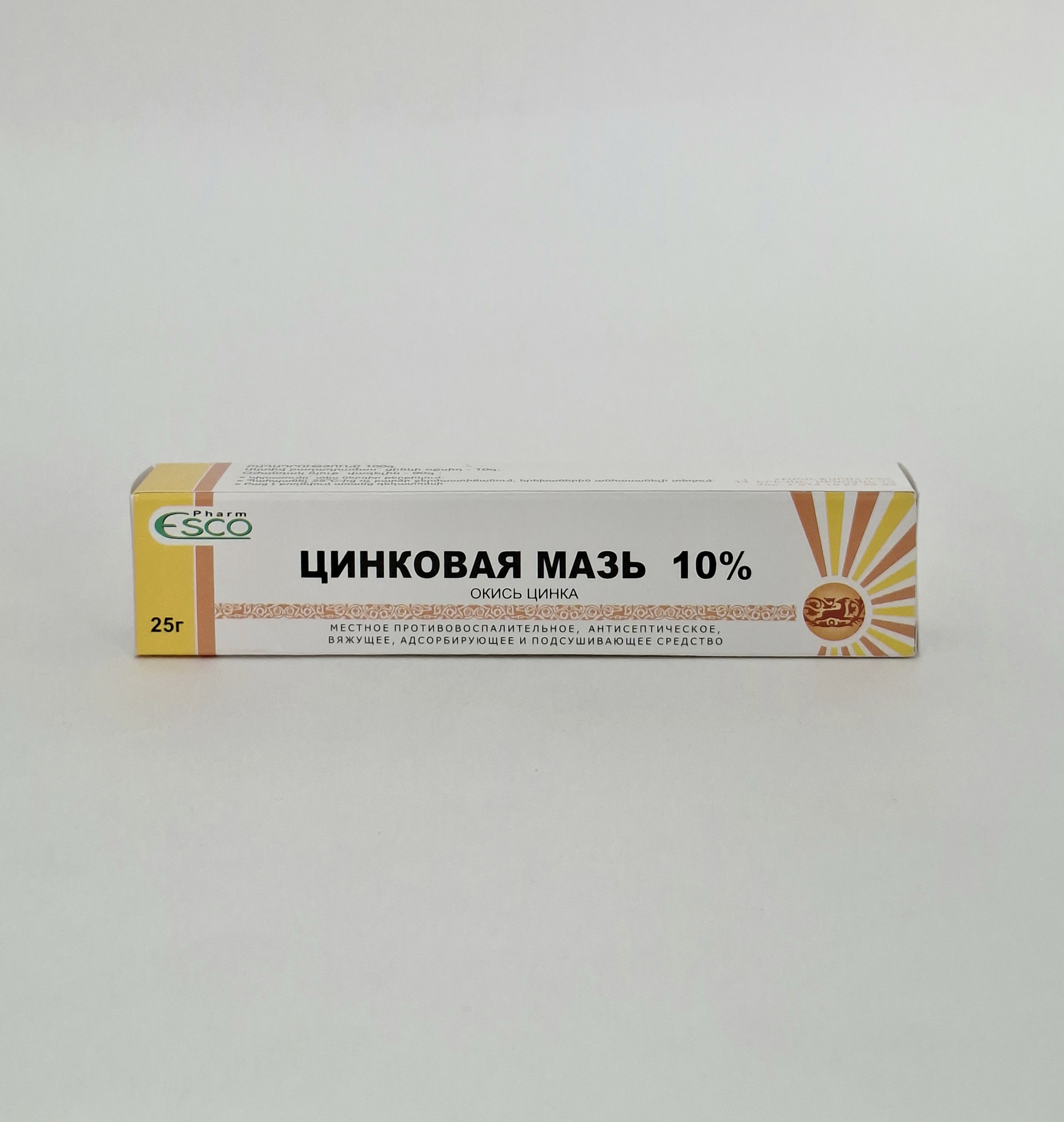 Цинковая мазь 10% 25г Эско фарм