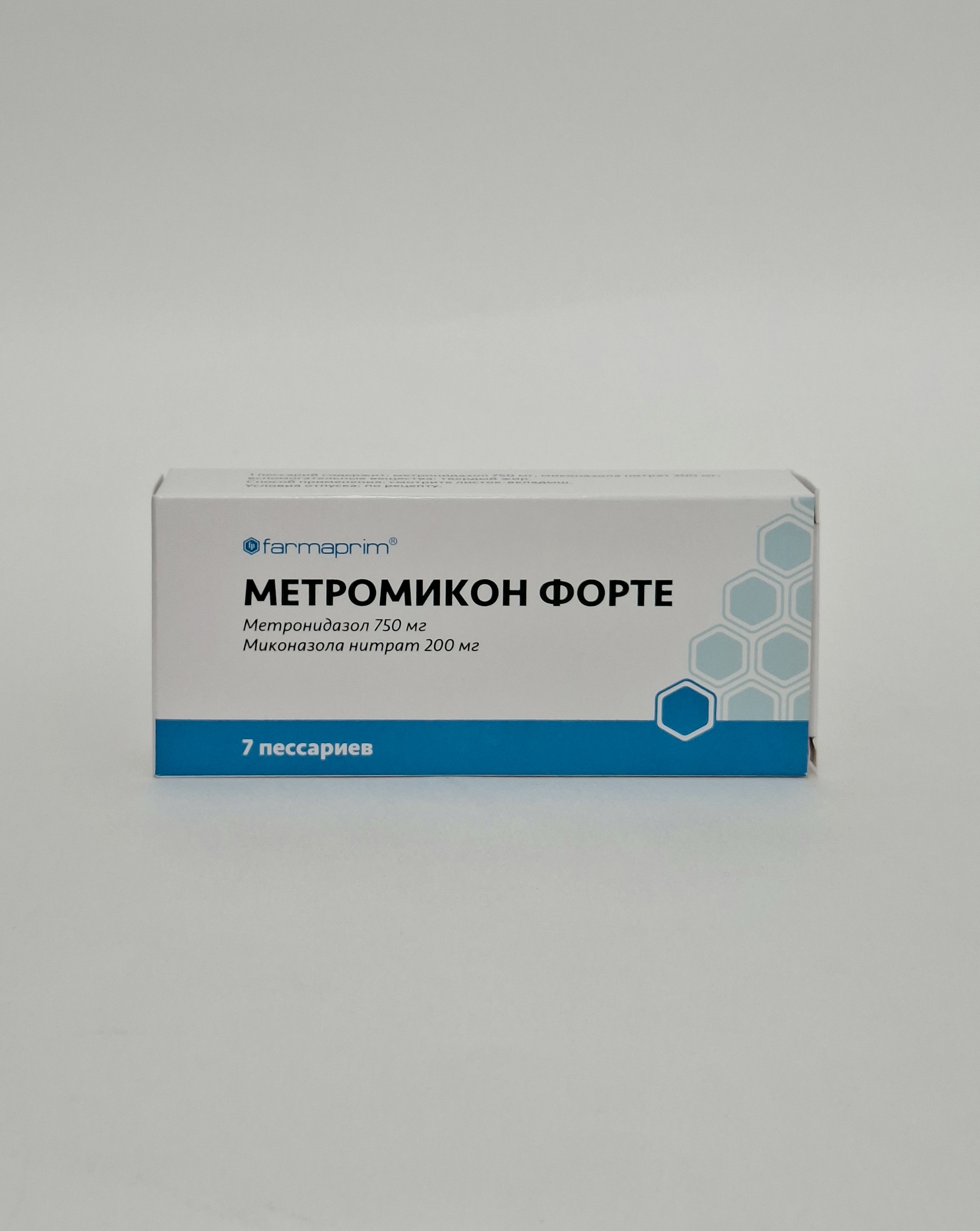 Метромикон- Форте ваг. супп. 750мг/200мг x 7 Фармаприм.Молдова