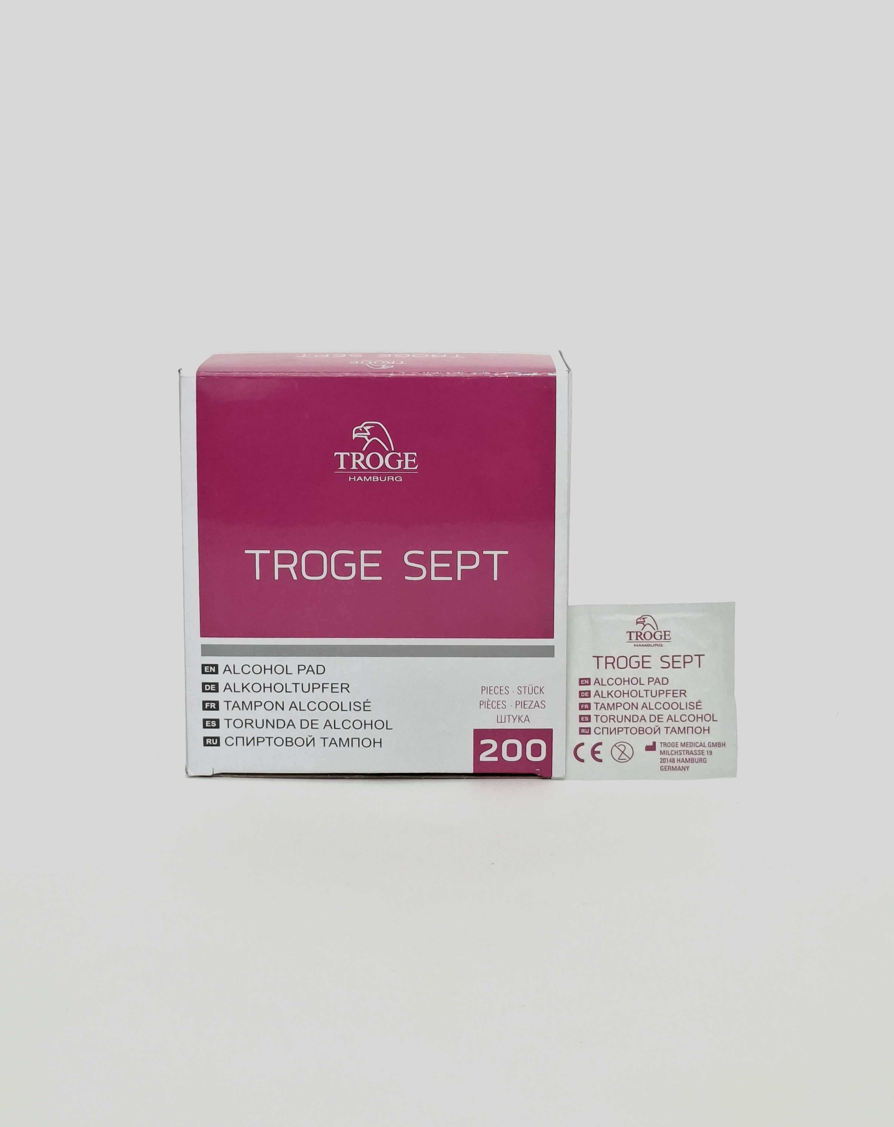 Spirtovye tampons x 1 (#) Germany TROGE
