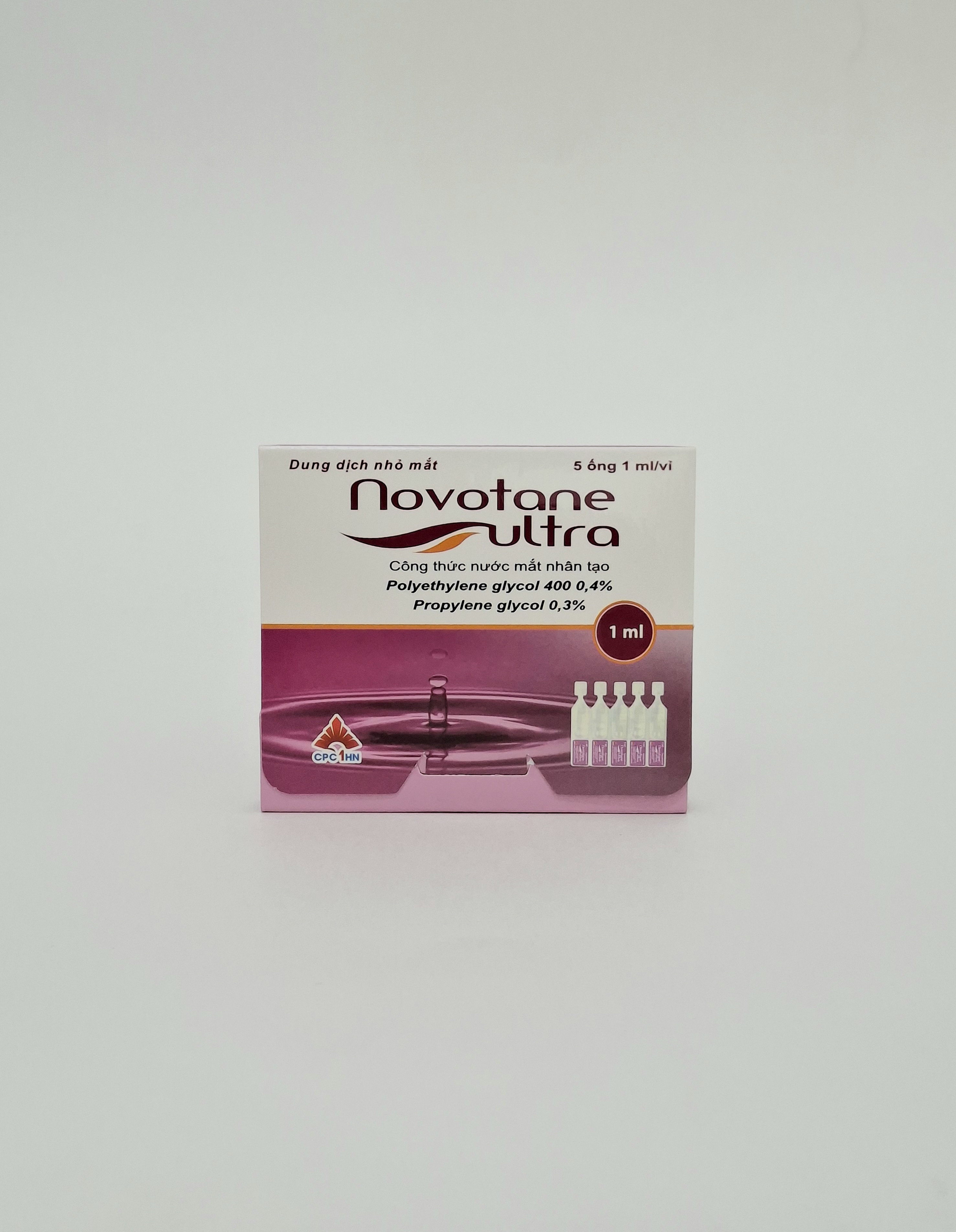 Novoteyn ultra eye drops. - 1ml x 5 Vetnam