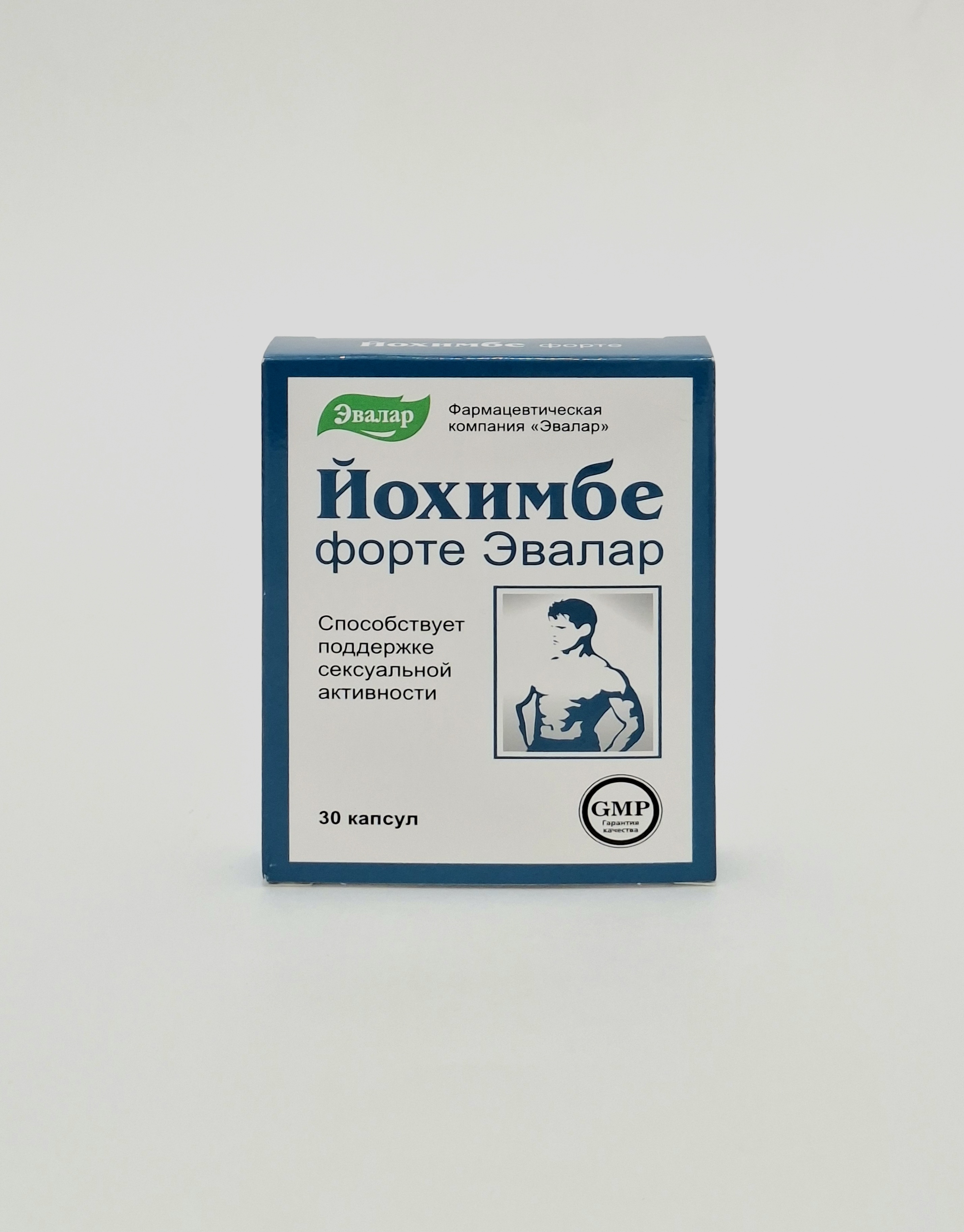 Yokhimbe-forte capsules. x 30 Evalar Russia