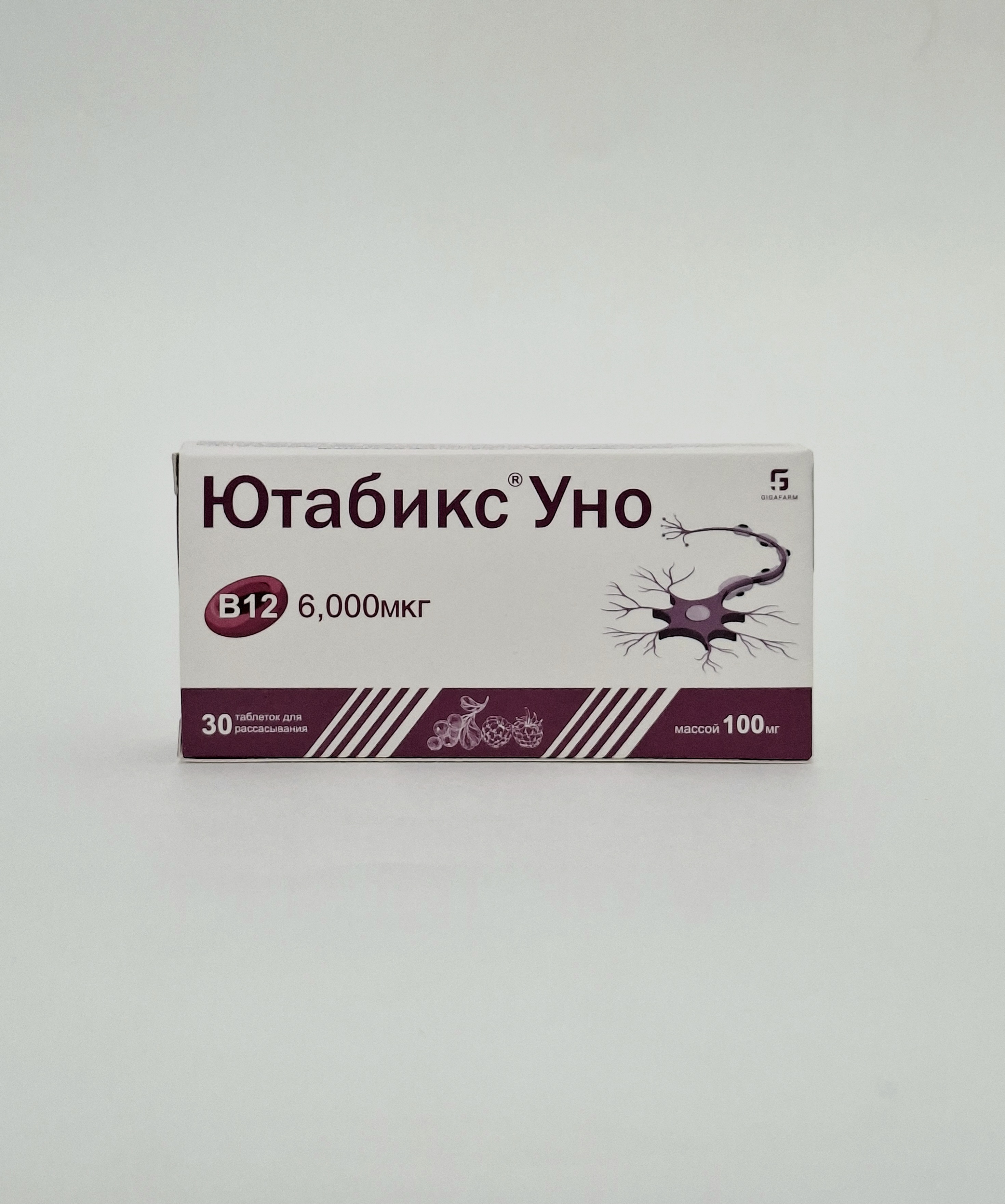 Ютабикс Уно таб 100 мгN30 Гига фарм ООО