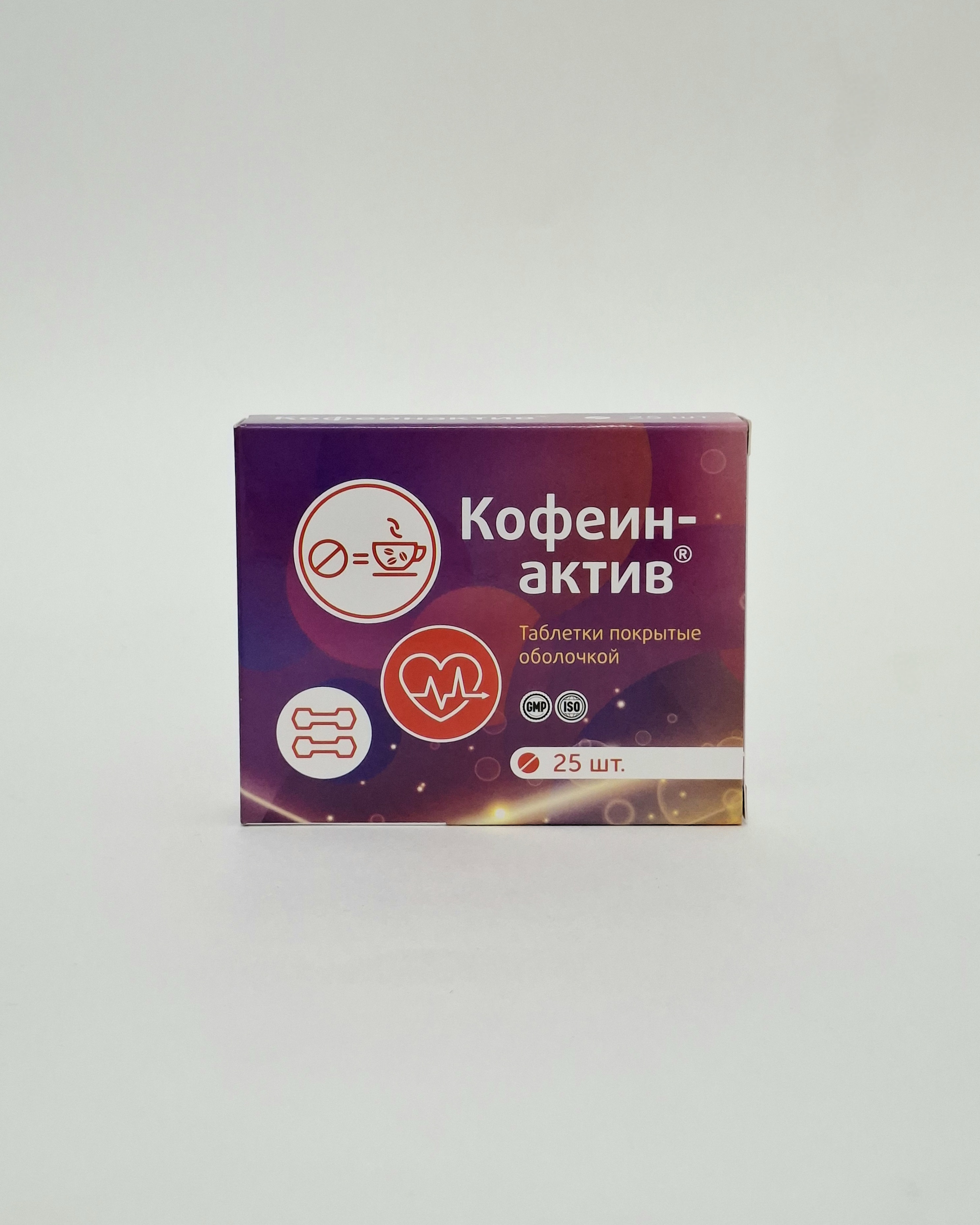 Кофеин-актив таб. N25 Квадрат-С, Россия