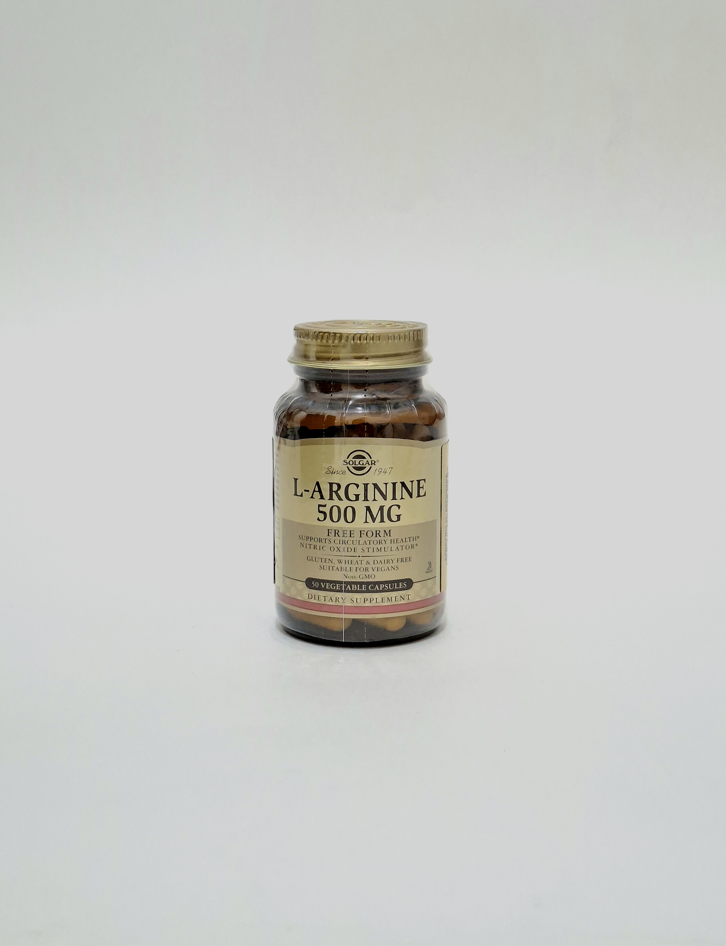 L-Arginin 500mg capsules x 50 Solgar Vitamin