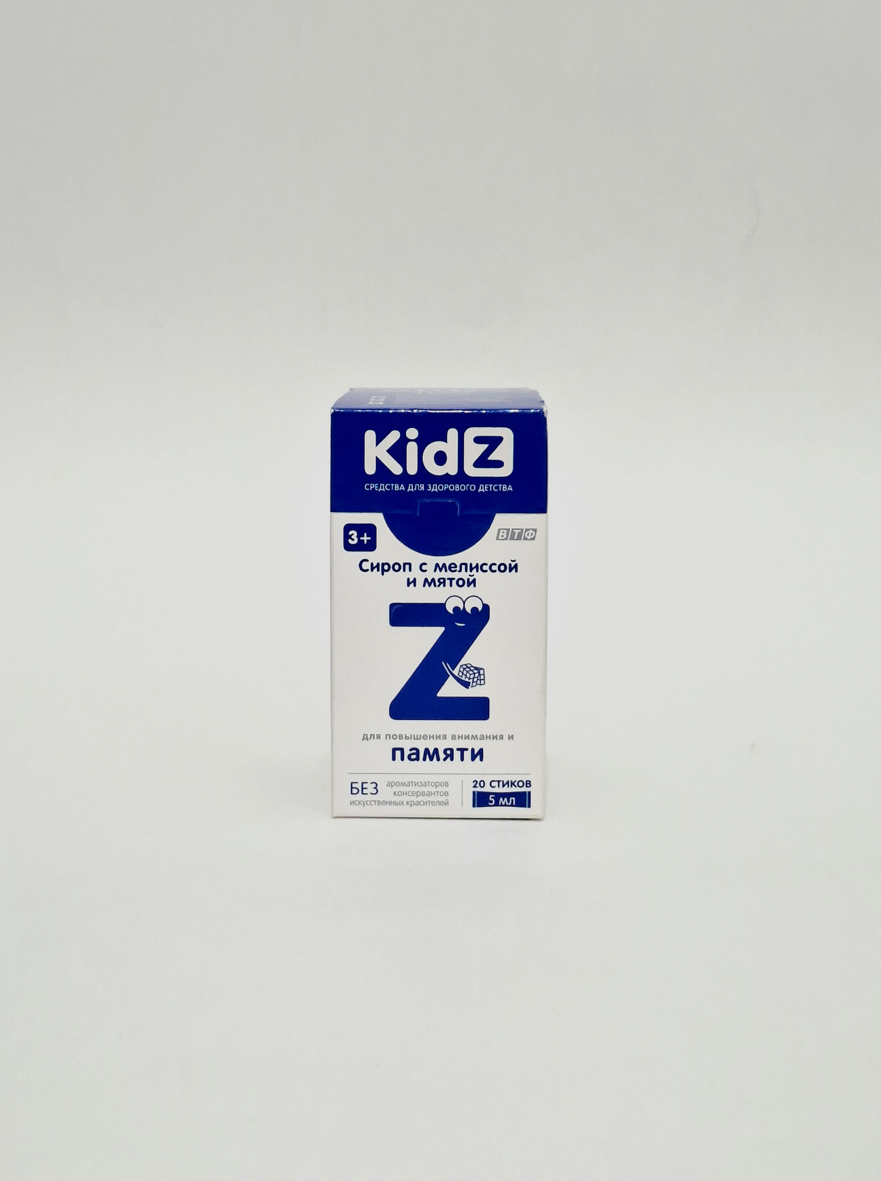 Kidz syrup with melissoy and mint stick 5ml x 20 VTF OOO