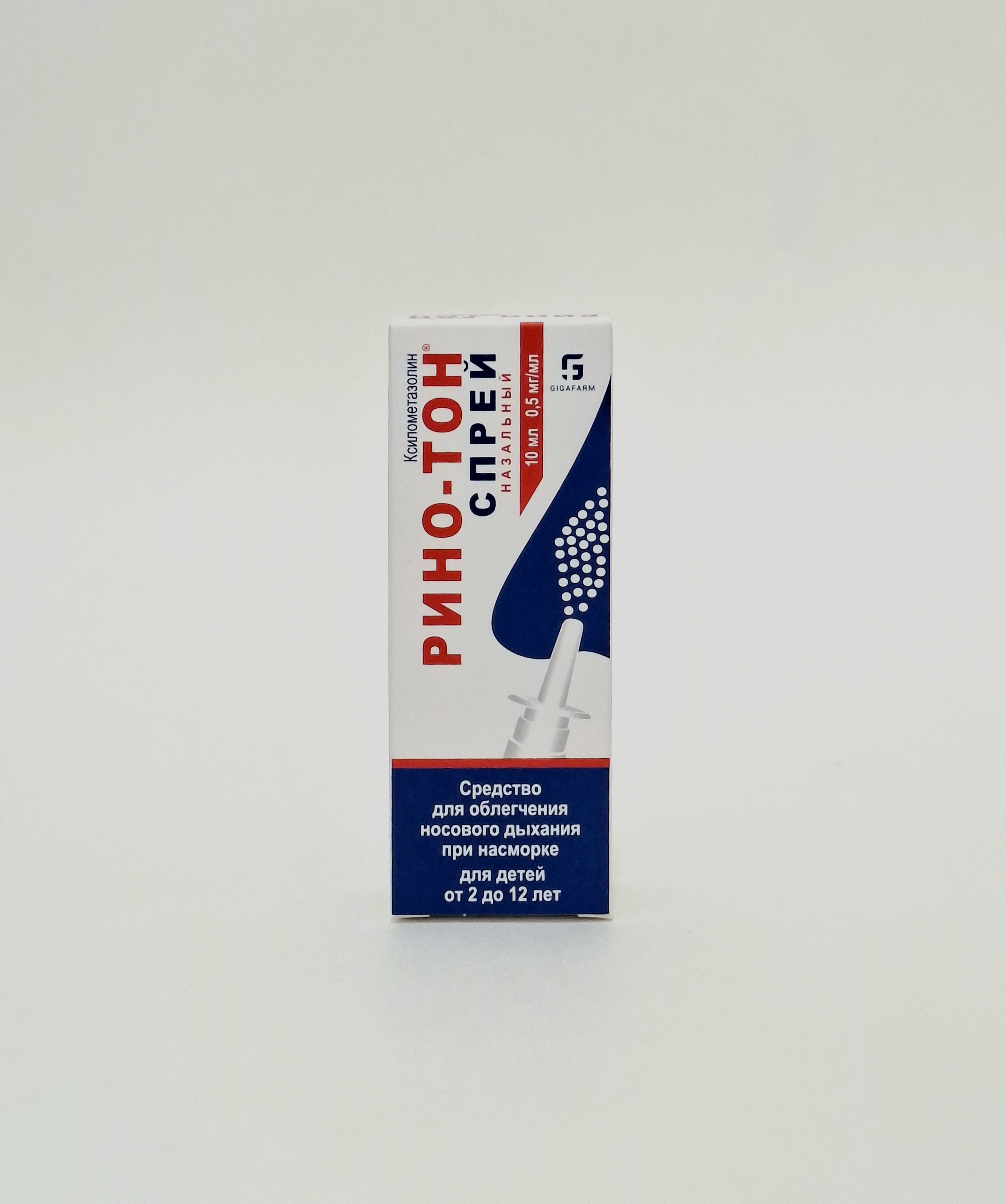 Rino-ton spray for nos 0.5mg/ml 10ml x 1 Giga farm OOO