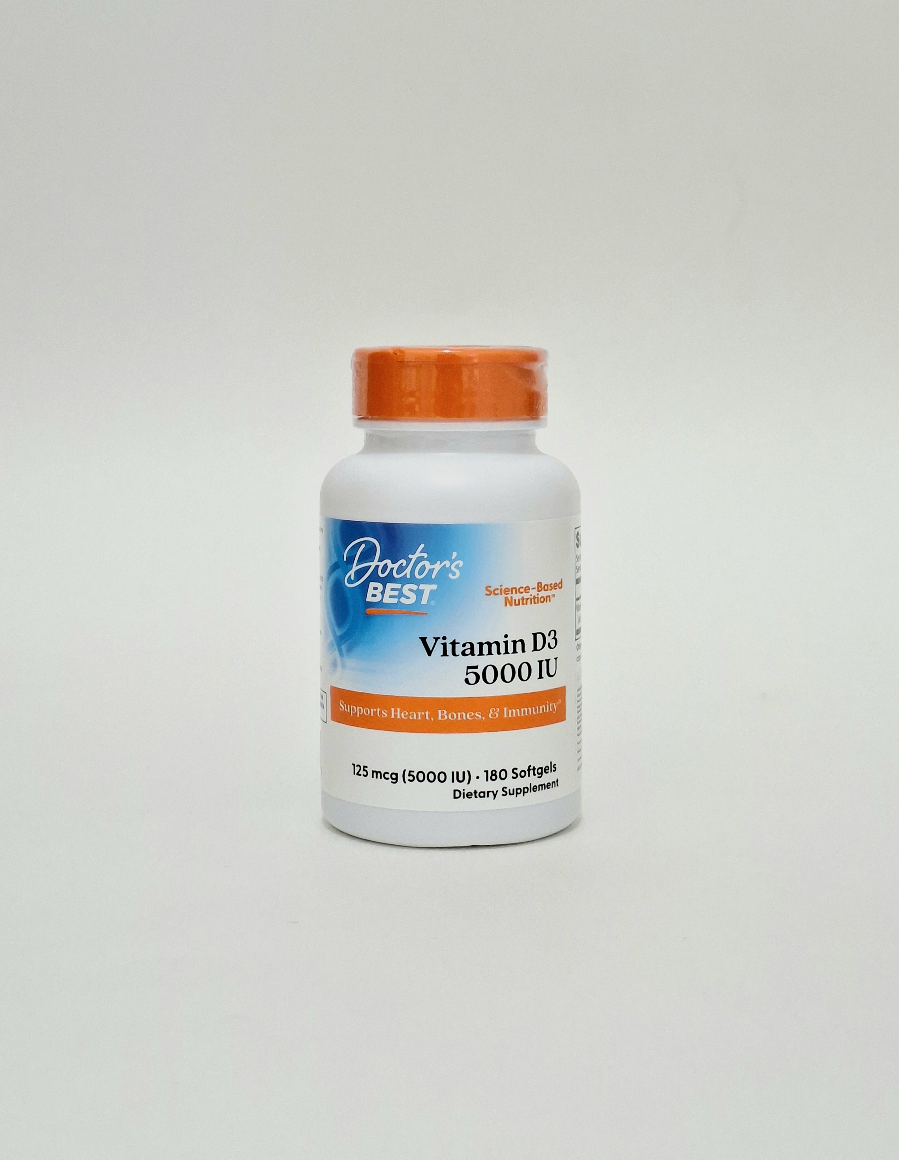 Vitamin D3 5000 IU capsules x 180 Doktors Best