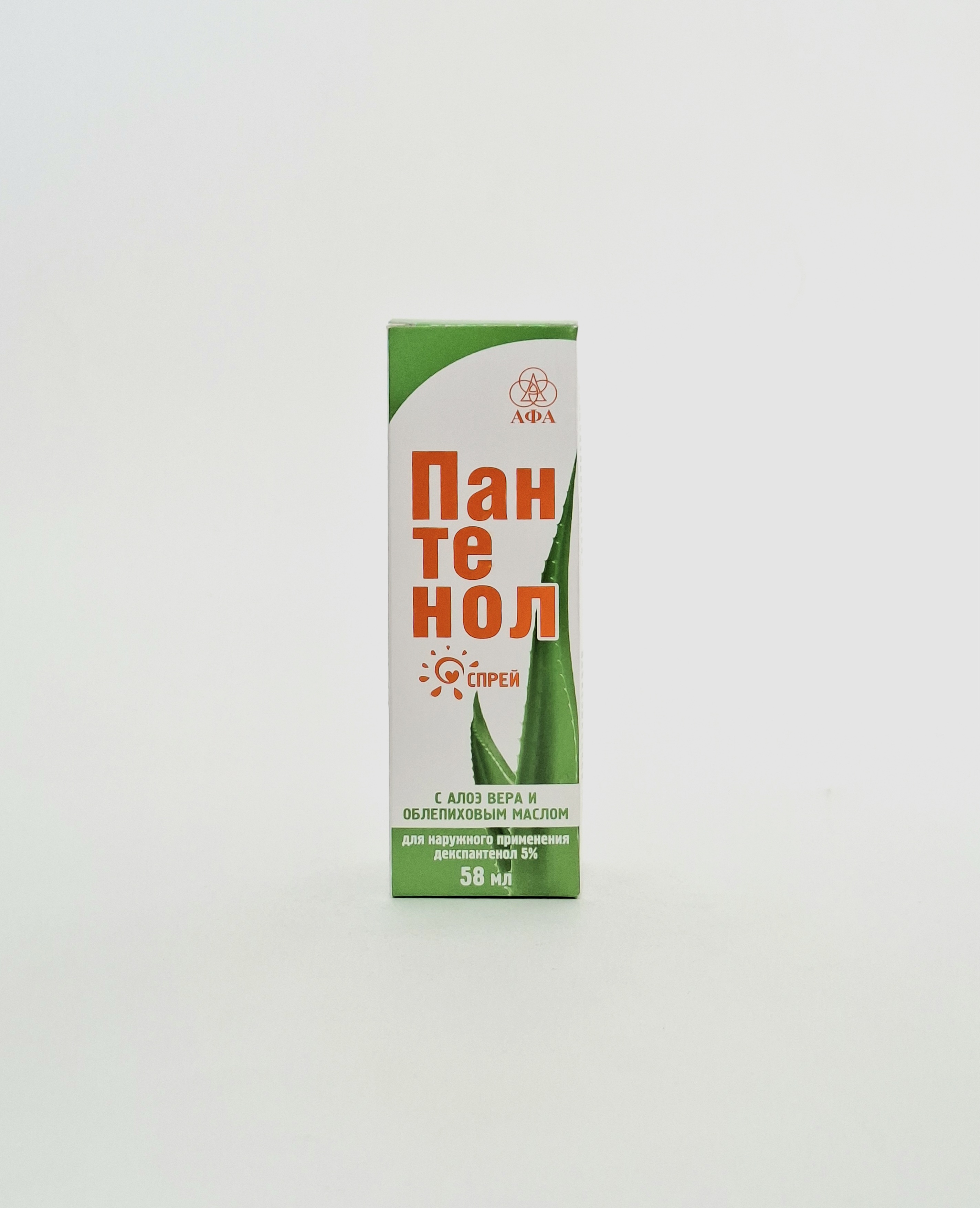 Panthenol spray with aloe and sea buckthorn oil 5% 58g Argo-farm OOO