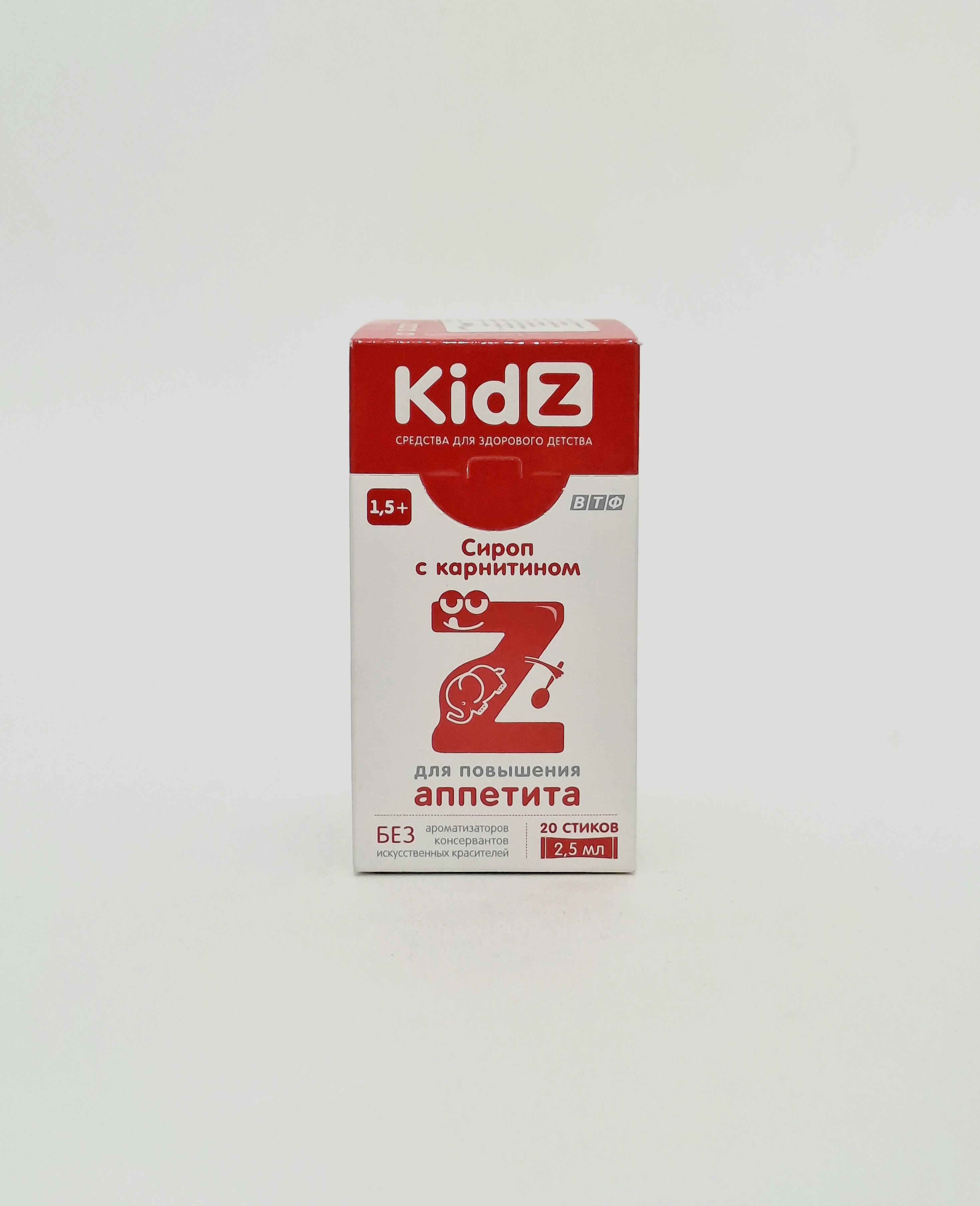 Kidz syrup with karnitinom stick 2.5ml x 20 VTF OOO