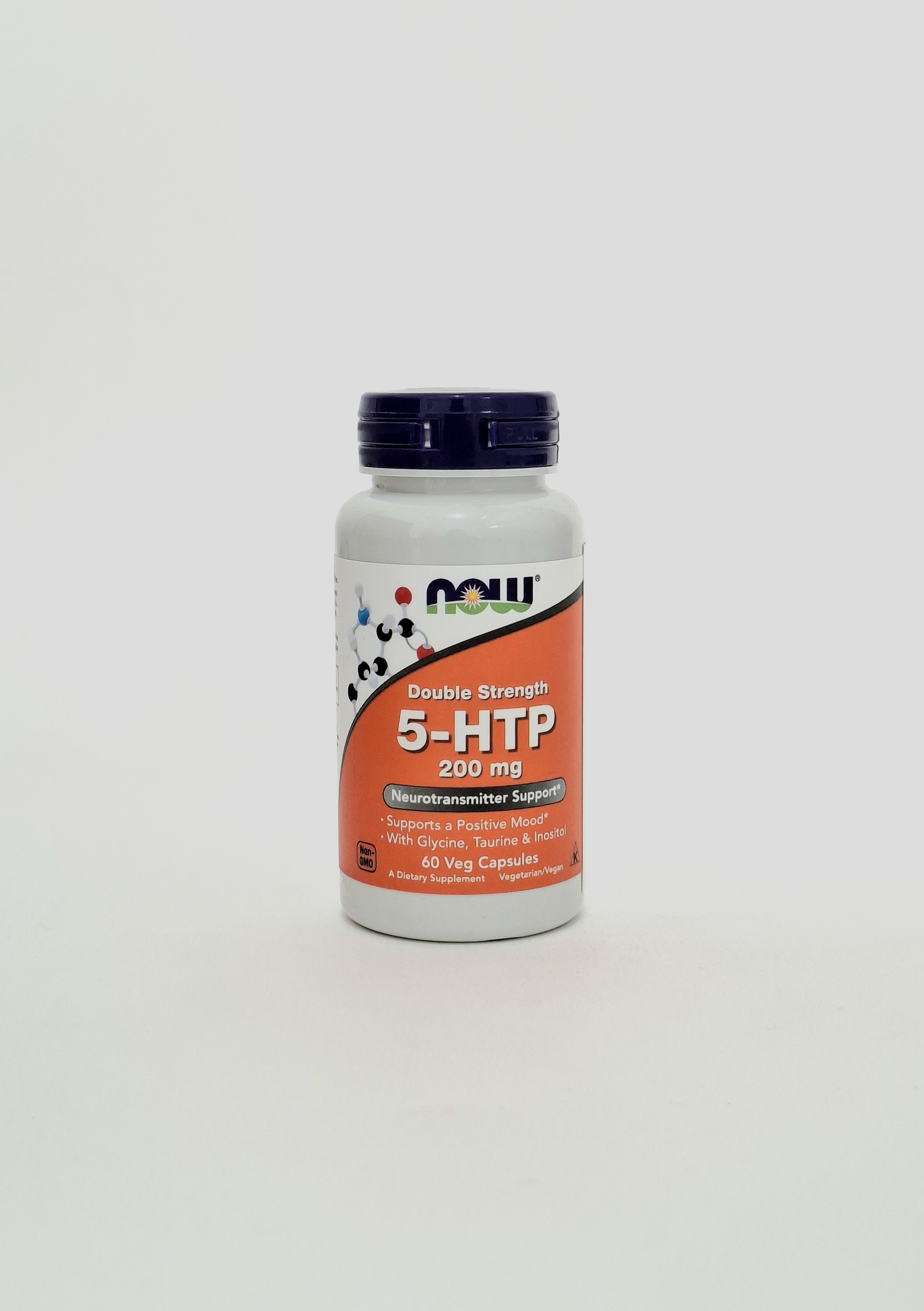 5-Hydroxytryptophan (5-HTP) double strength capsules 200mg x 60 Nau Interneyshnl