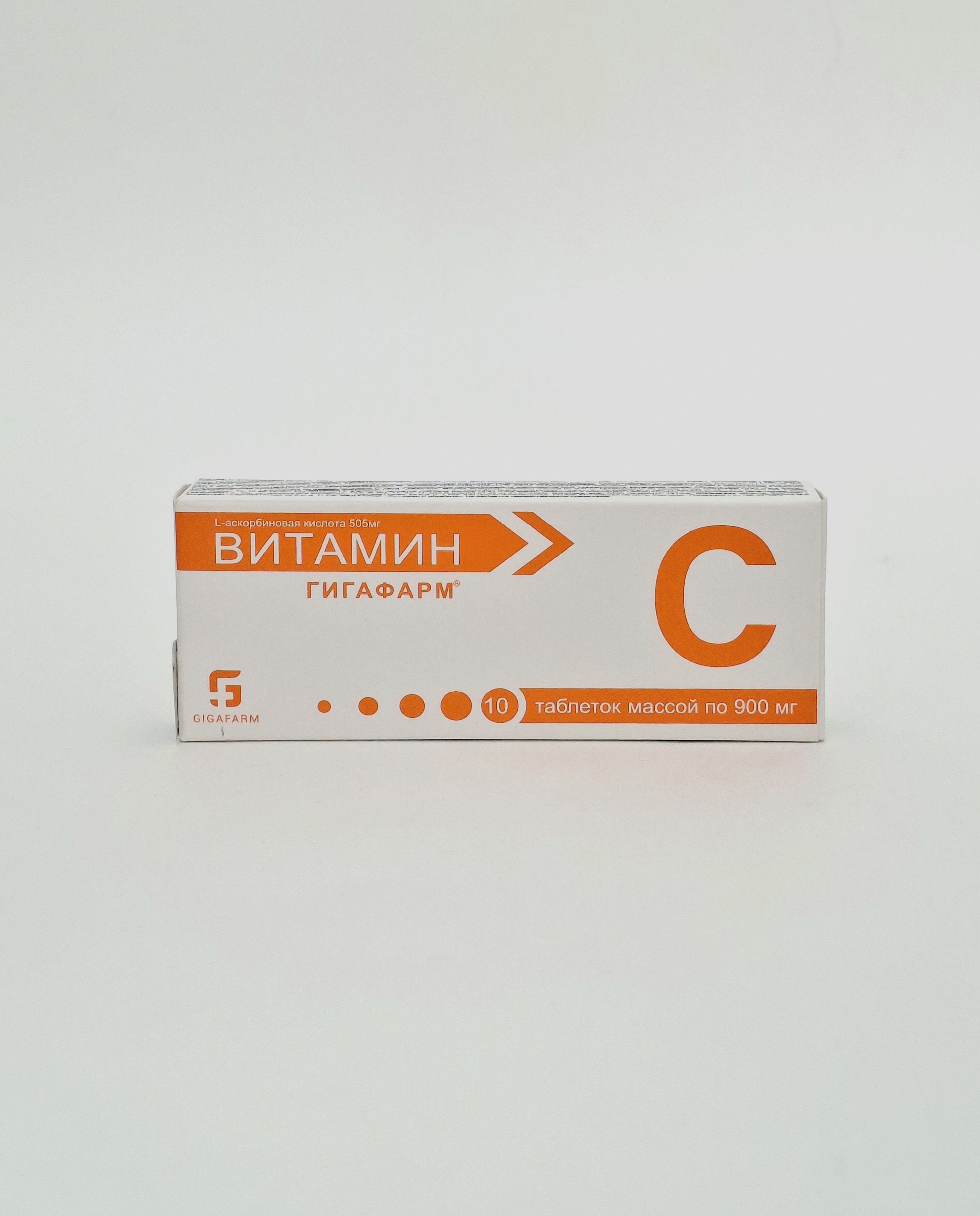 Витамин C 505мг x 10 Гигафарм Гига фарм ООО