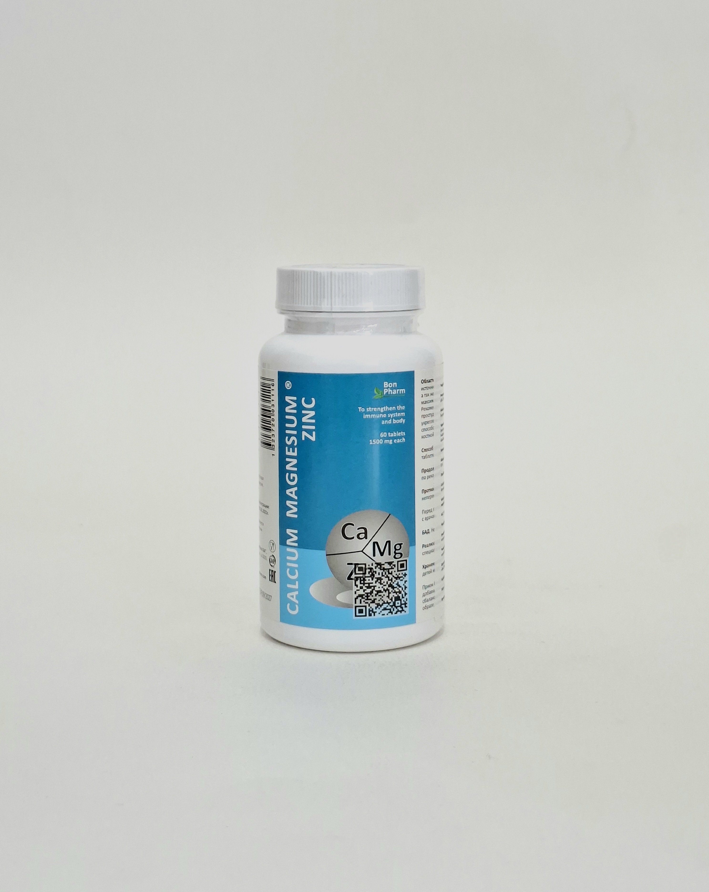 Calcium - magnesium - zinc tablets x 60 Bon Farm