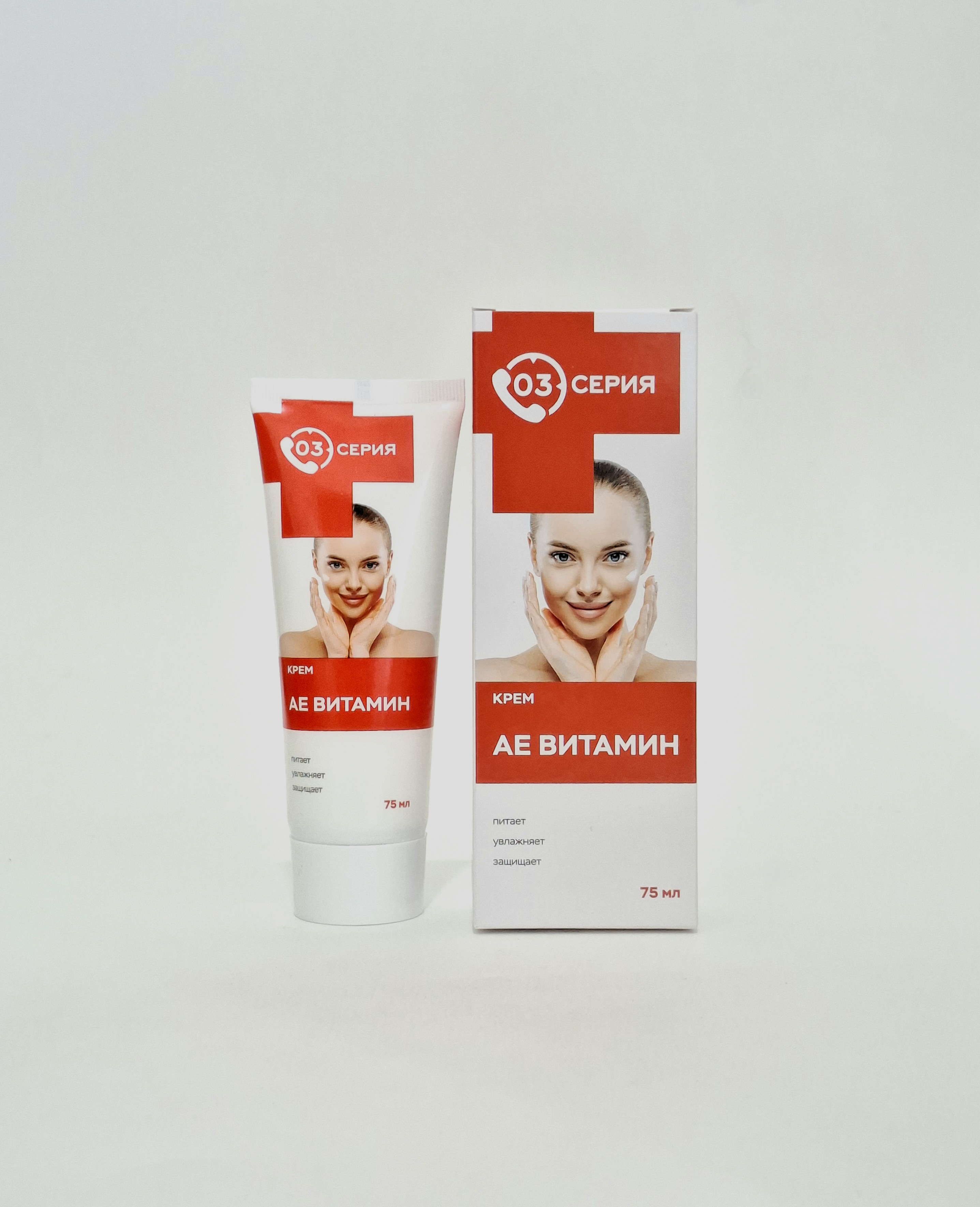 Seriya 03 AEvitamin face cream and body 75ml Mirrolla. Russia