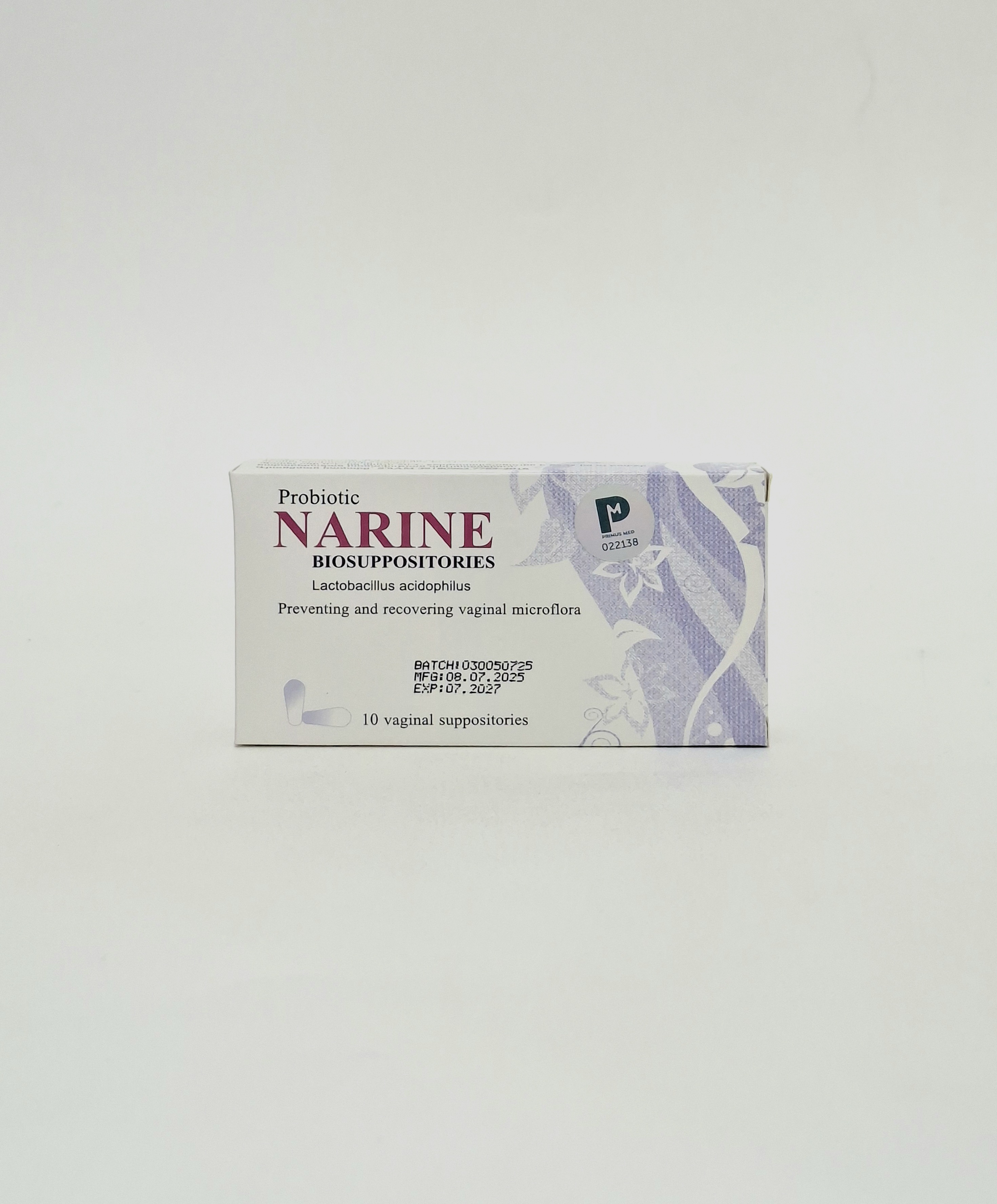 Narine biosvechi 160mg x 10 Medikal Orizon, Armeniya