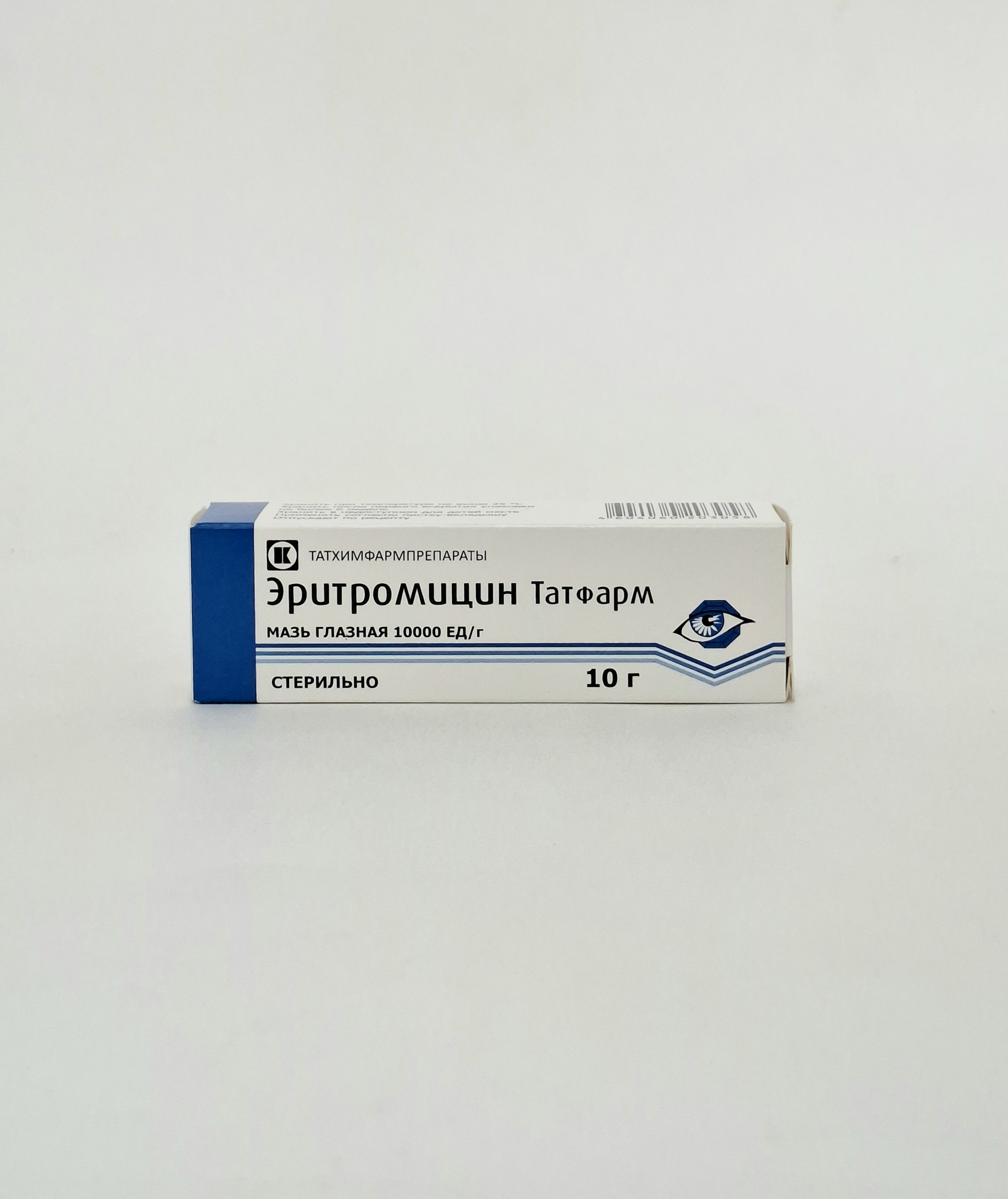 Eritromitsin ointment ophthalmic 10000units/g 10g Tatkhimfarmmedicines