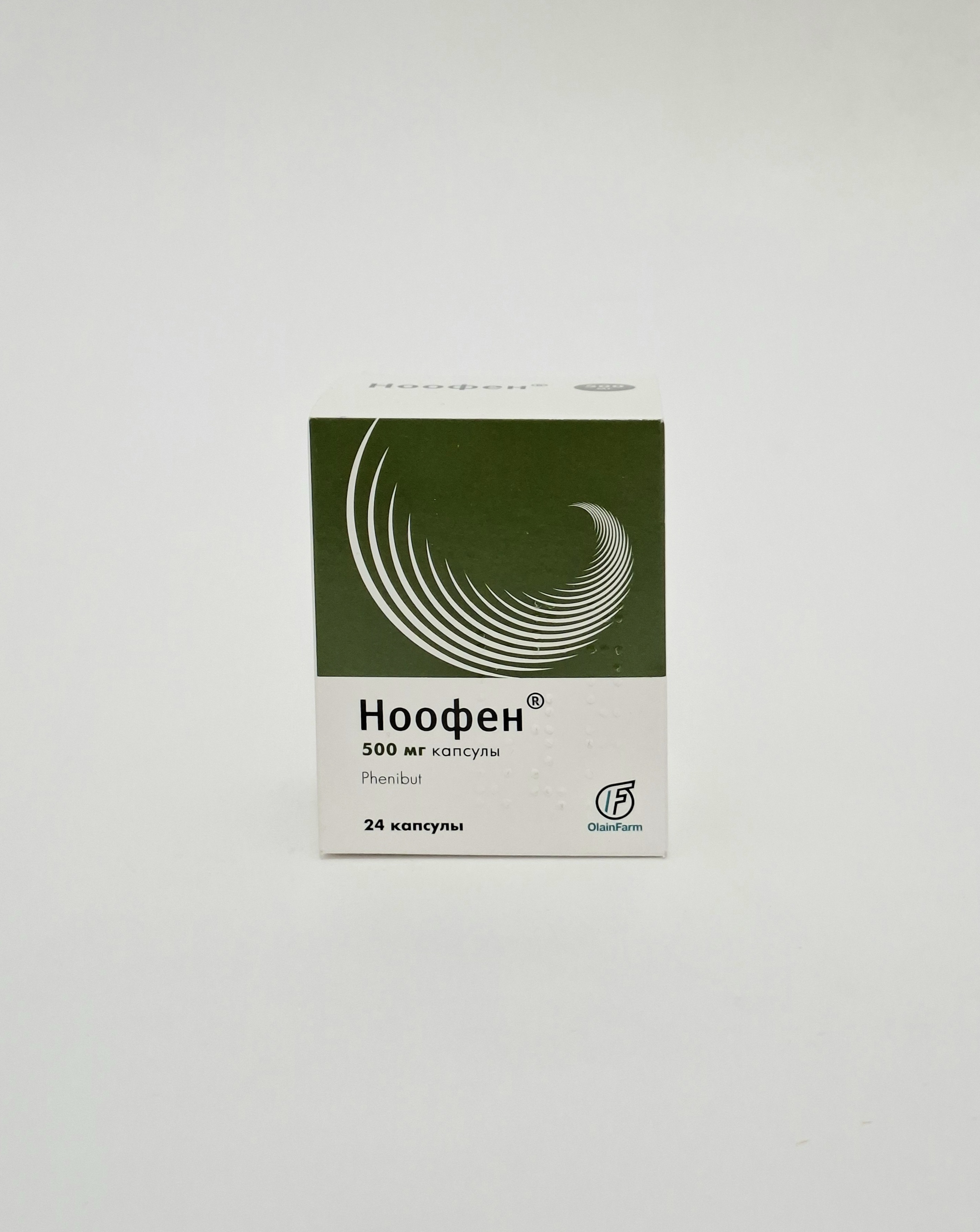 Ноофен капс. 500мг №24 Латвия, Олайнфарм