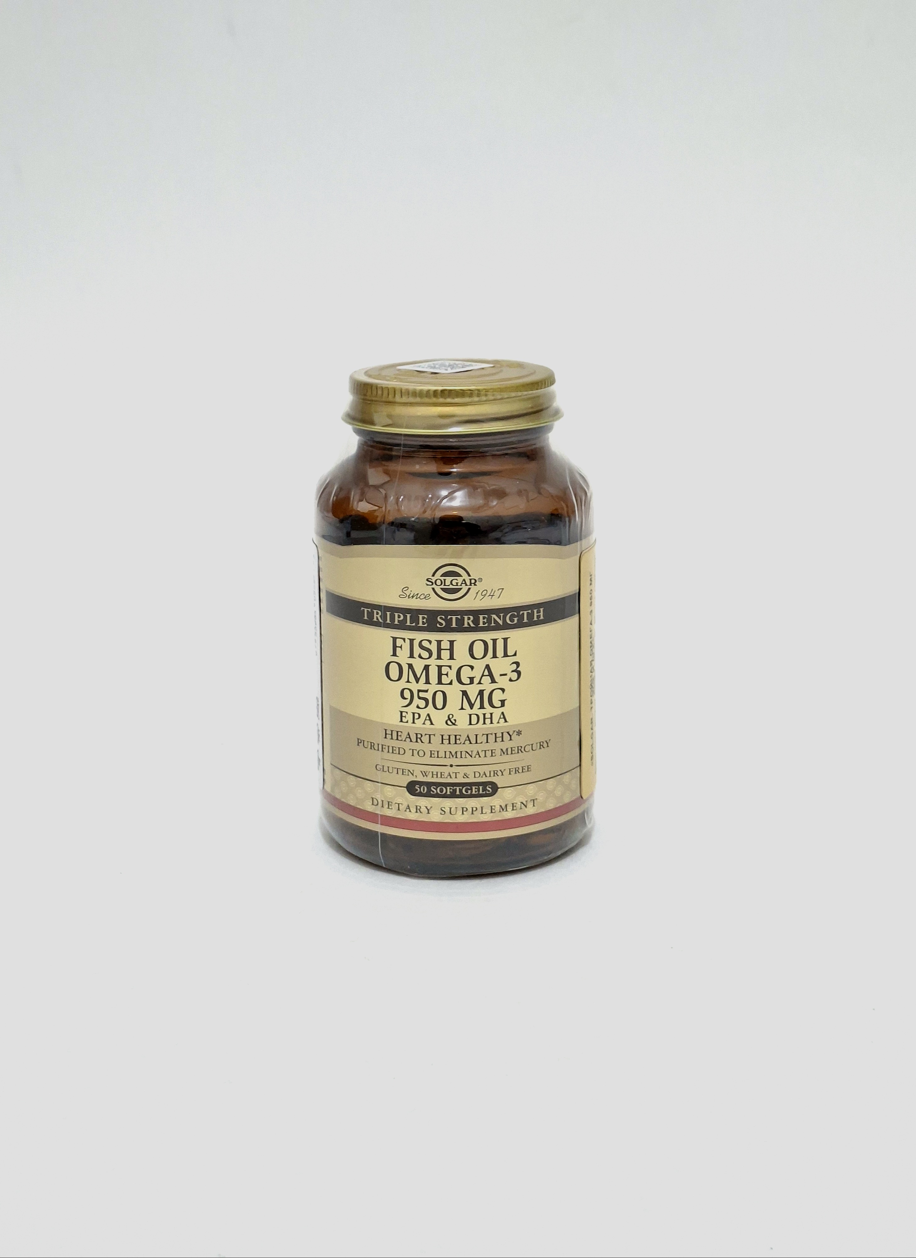 Omega 3 EPK and DGK capsules 950mg x 50 Solgar Vitamin