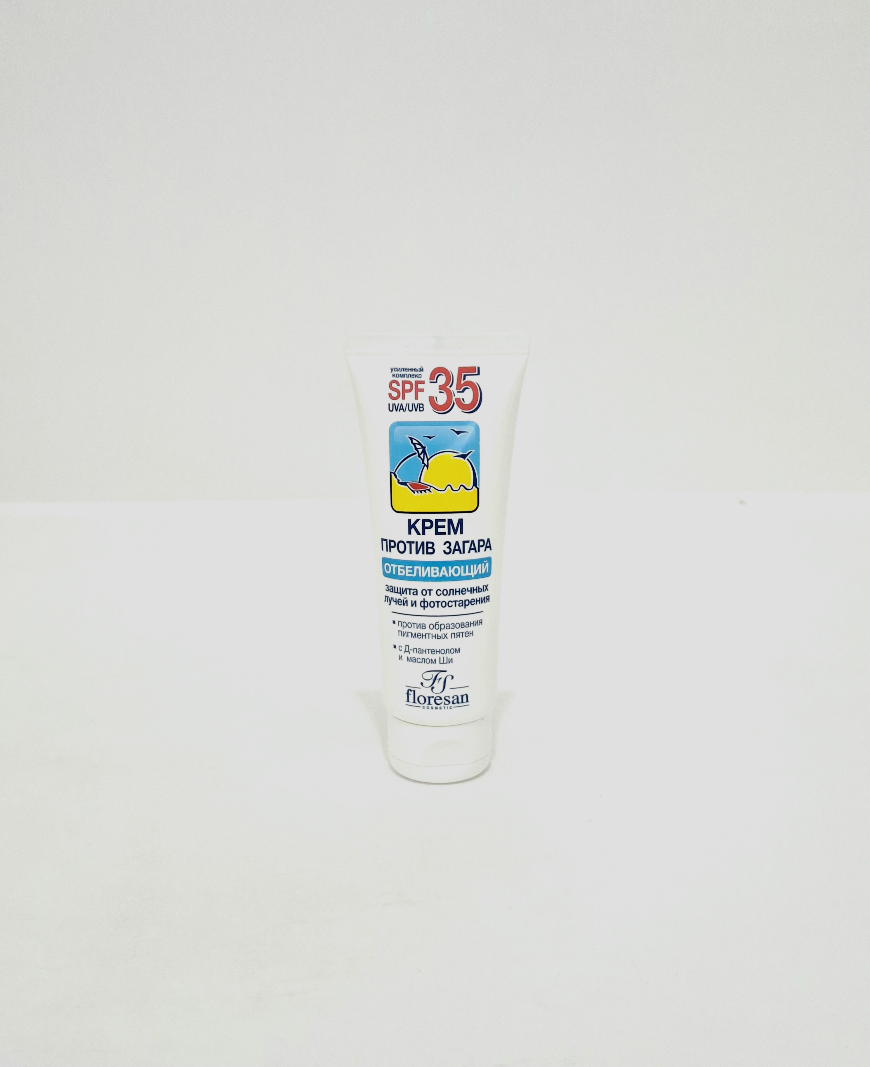 Sunscreen cream against tanning Floresan SPF 35 otbel. 125ml vialoresan Russia
