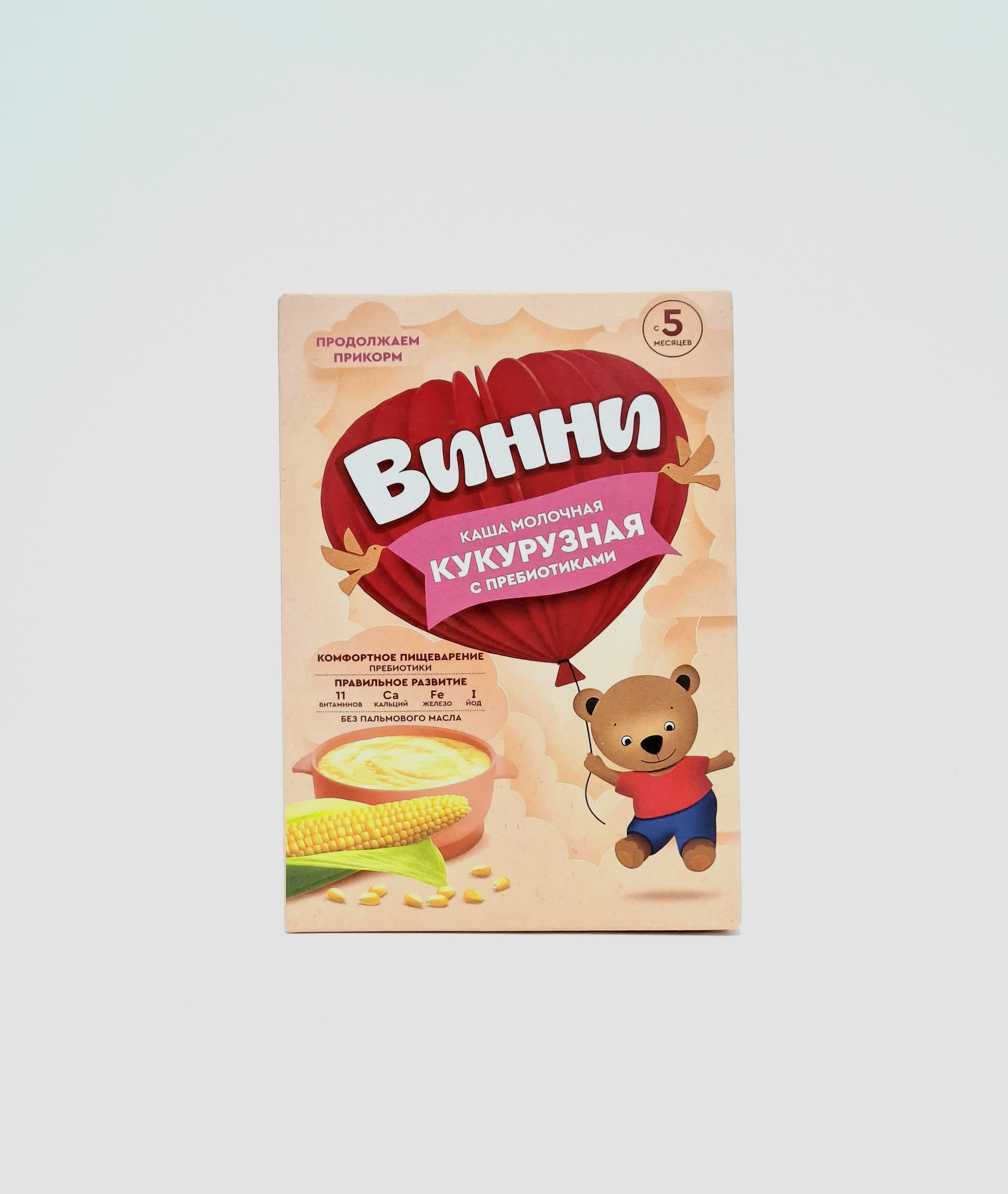 Винни м/к кукурузная с пребиотиками 200г (5+) Инфаприм ЗАО