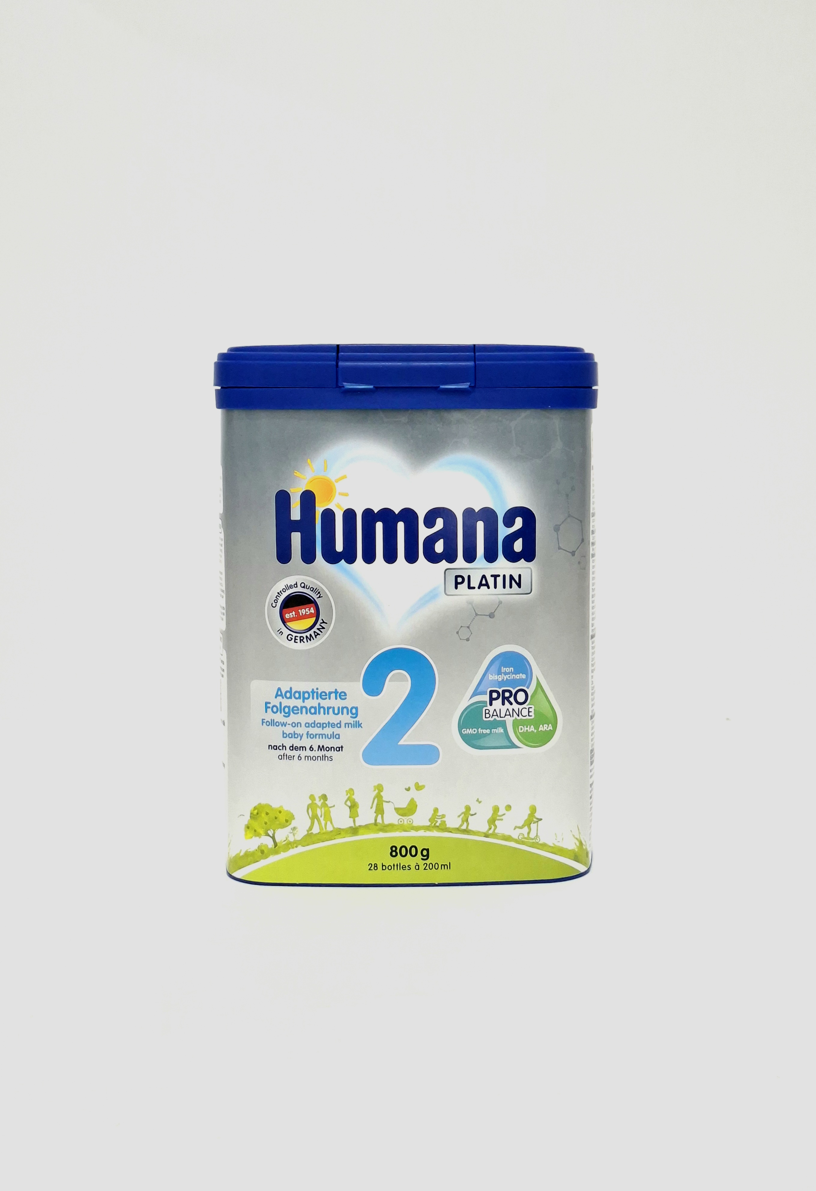 Humana 2 Platin milk formula from 6 months 800g 70839 Khumana