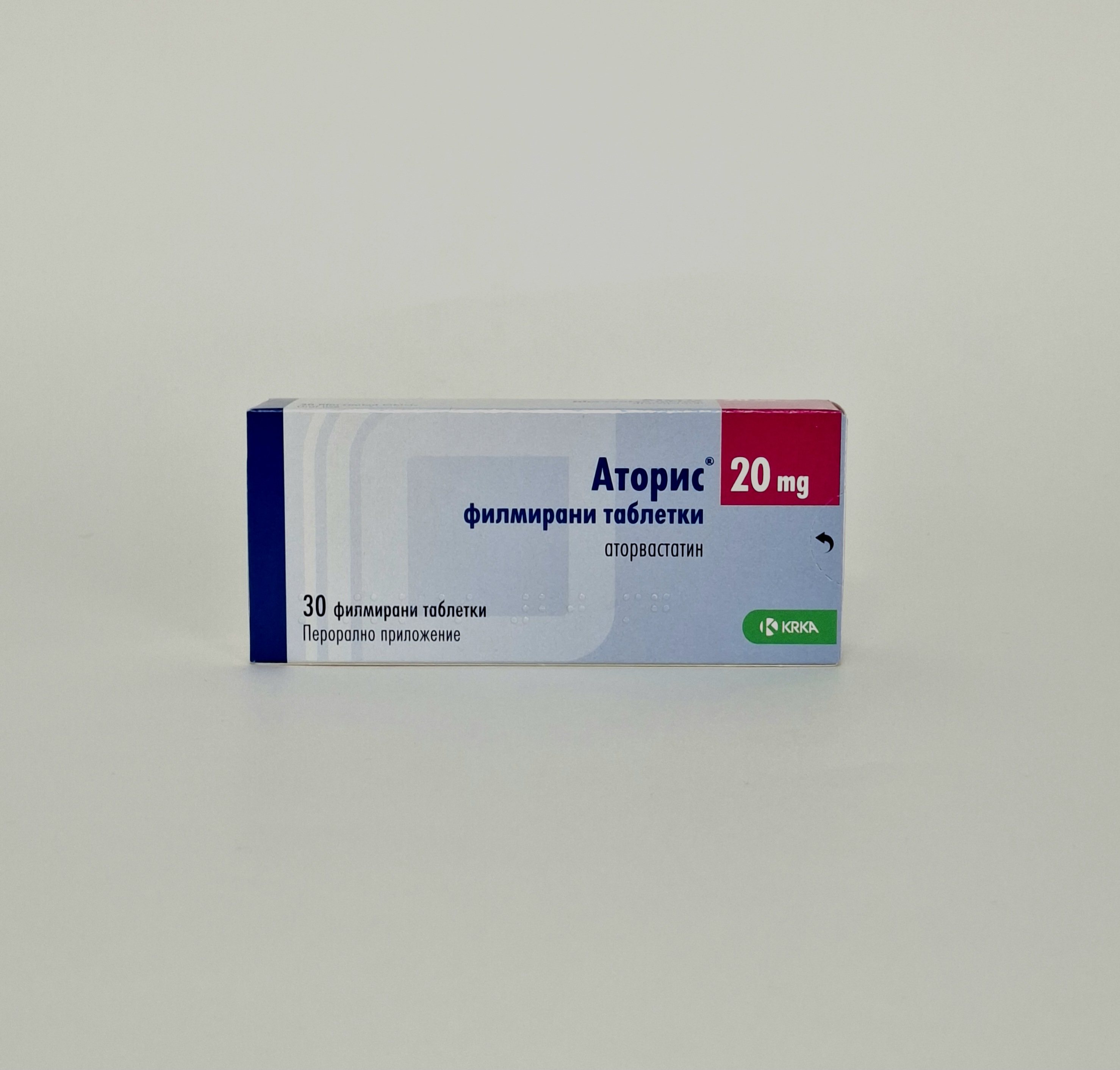Atoris coated tablets 20mg x 30 KRKA. Slovenia