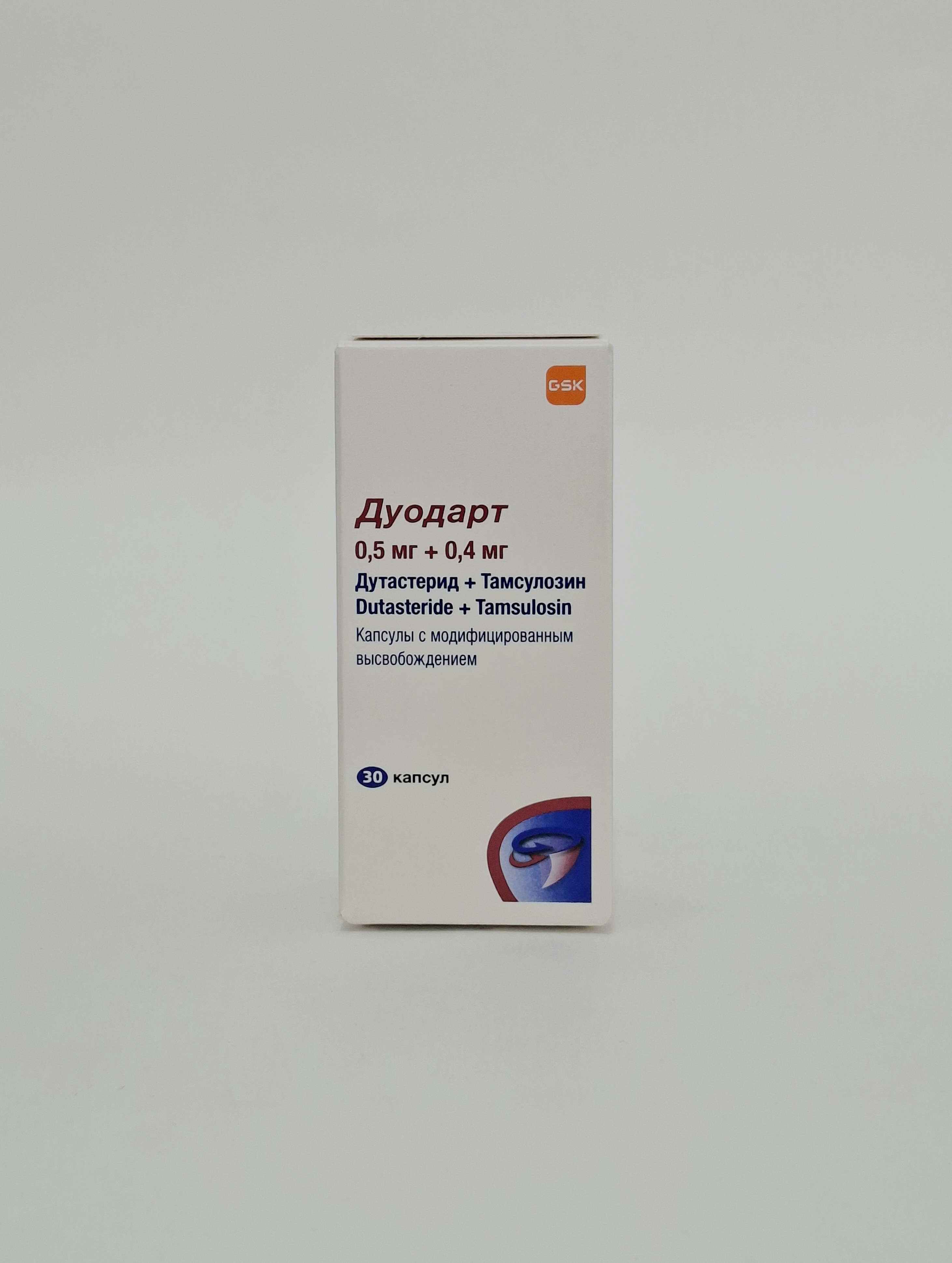 Duodart tablets 0.5mg/0.4ml x 30 Glakso-Velkom
