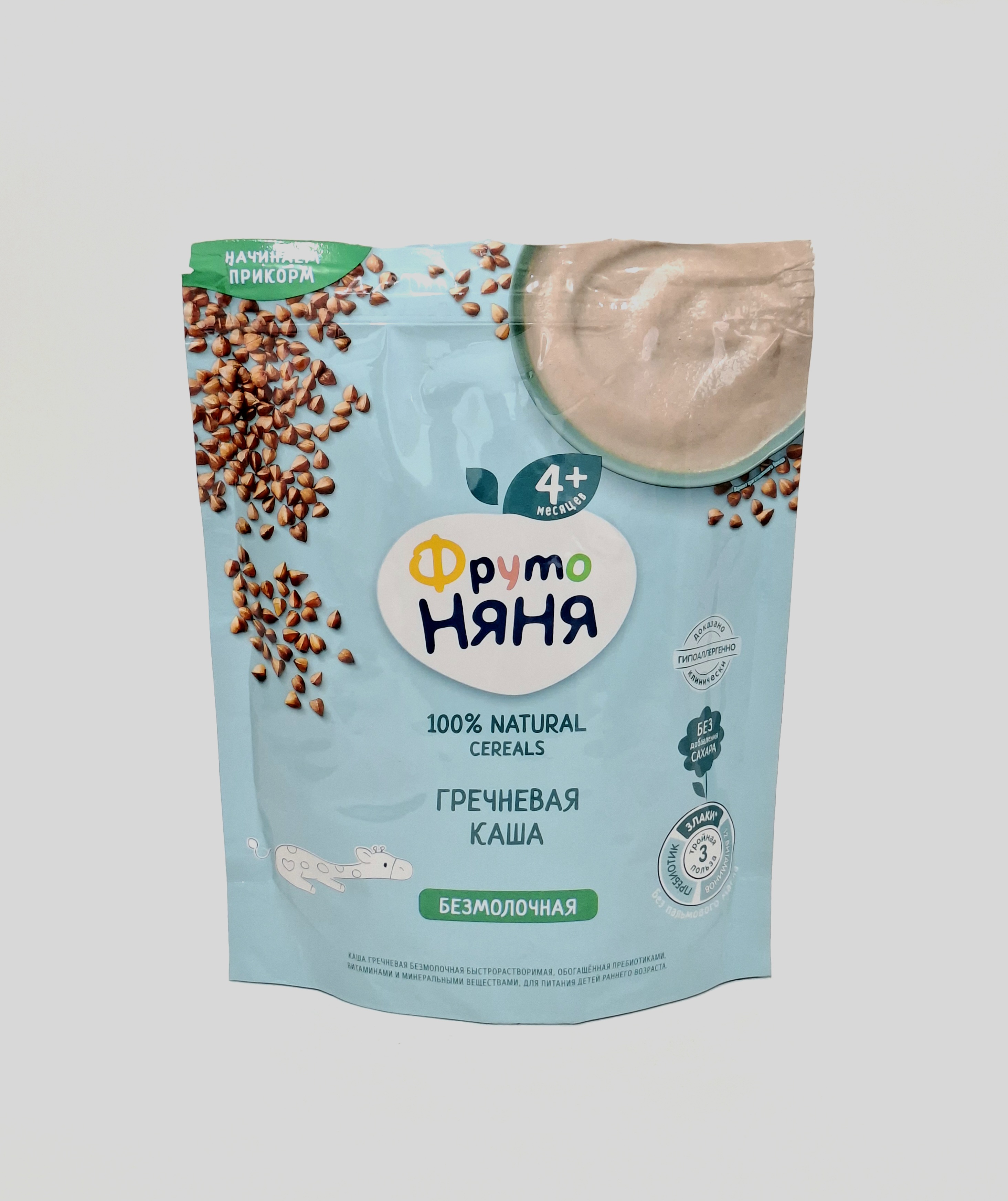 Fruto Nyanya without/for buckwheat 4+ months 200g Progress, Russia