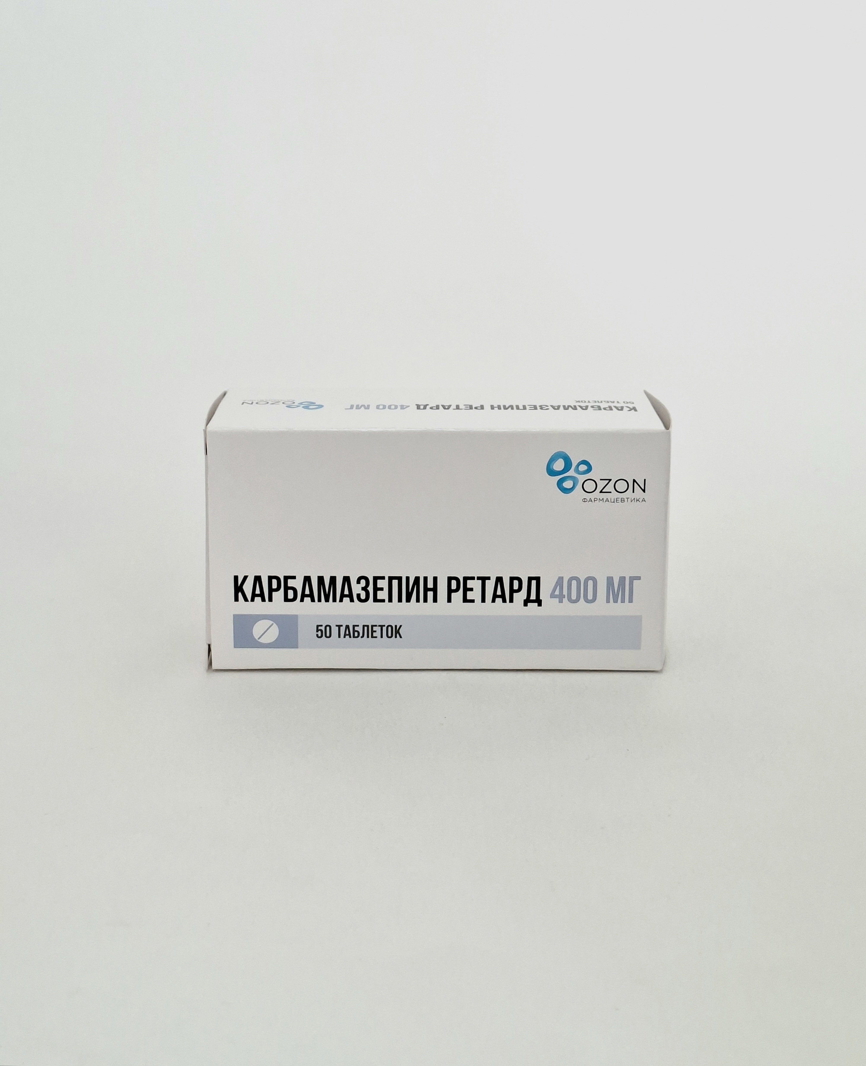 Carbamazepine retard 400mg tablets x 50 Ozon. Russia