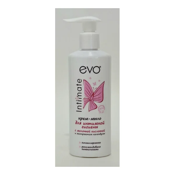 Cream-soap for intimate. hygienic Evo with moloch. kislotoy and extract. kalenduly 200ml 1436 Avanta. Russia