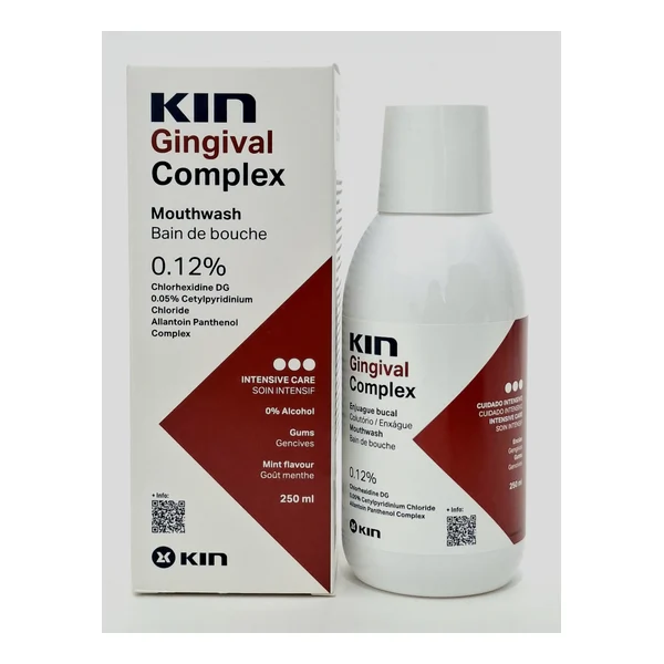 Kin Gingival complex opoloskivatel for mouth 0.12% 250ml 10826 Kin, Spain