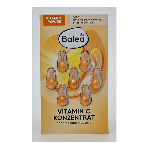 Концентрат витамина С Balea, 7 капсул Германия