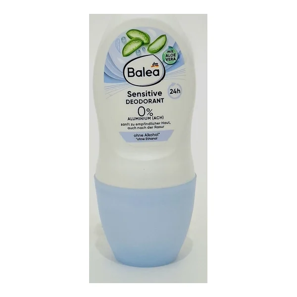 Sharikovyy deodorant balea for sensitive skin with aloe vera, 50ml Germany