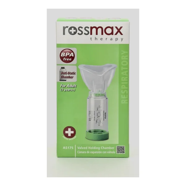 Aerochember (speyser for inhalations) with maskoy m 5years AS175 Rossmax. USA