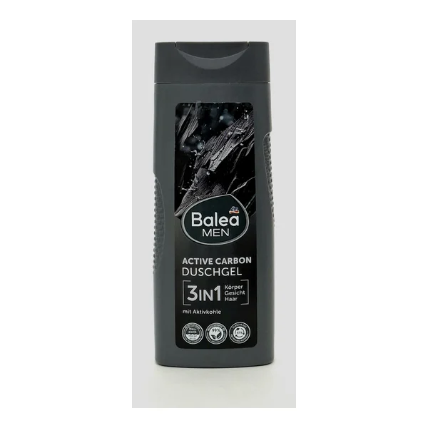 Men's gel for shower Balea with aktivirovannym uglem, 3-in-1.300ml Germany
