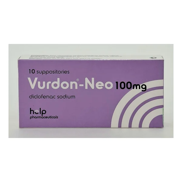 Vurdon suppositories 100mg x 10 Khelp Gretsiya