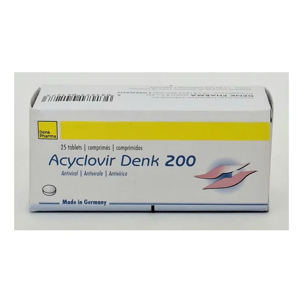 Acyclovir Denk tablets 200mg x 25 Denk Pharma