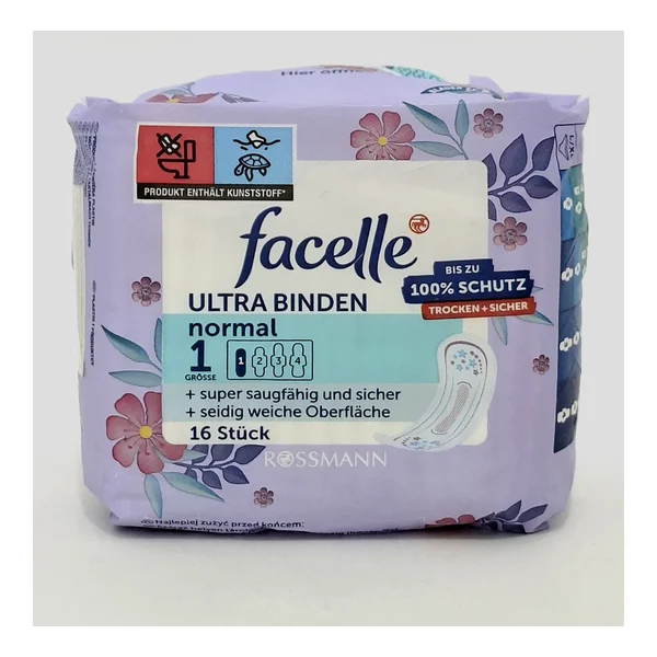 Pads hygienic Facelle Ultra Normal 16 pcs Germany