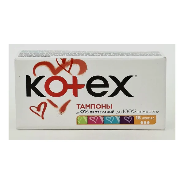 Kotex tampons comfort normal x 16 Kimberli-Klark