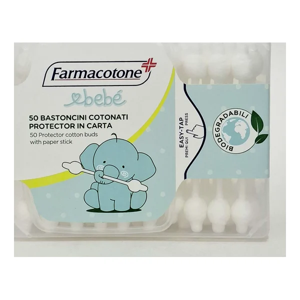 Cotton buds children's (1694) x 50 Farmacotone Bebe-Italy