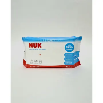 Салф. влажные "NUK" антибактериальные, N80 в уп. (акция 5+ 1550) код 40272826 Нук
