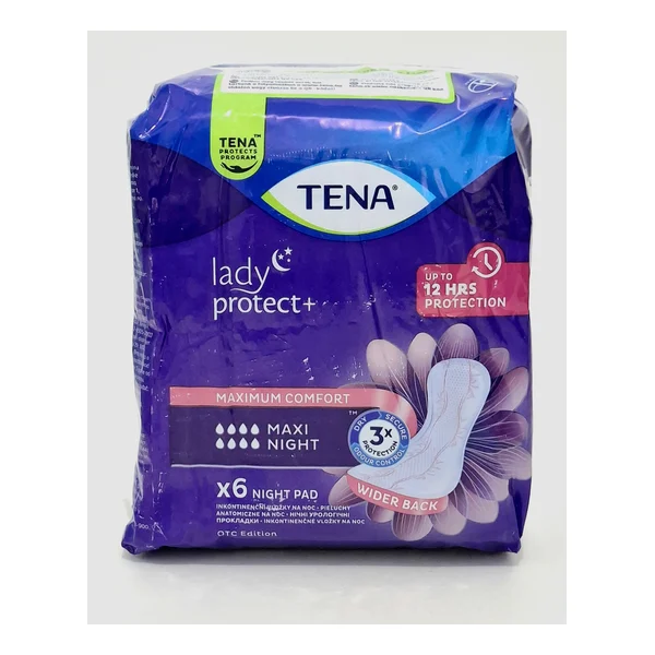 Urological pads Tena Lady Maxi Night (8 drops) x 6 code 760984 Libero