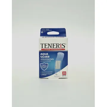 Adhesive plaster Teneris aqua silver x 20** Farmlayn