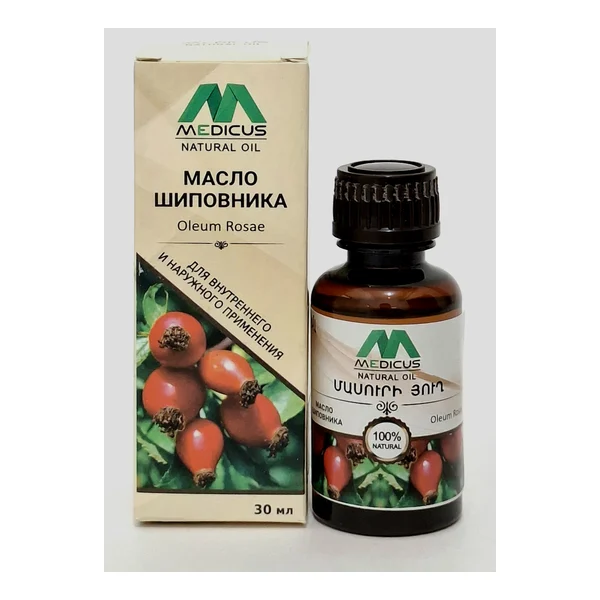 Масло шиповника 30мл Медикус