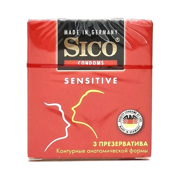 Sico condoms. Sensitive x 3 Konturnye Germany