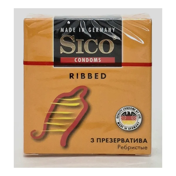 Sico condoms. x 3 Rebristye Germany
